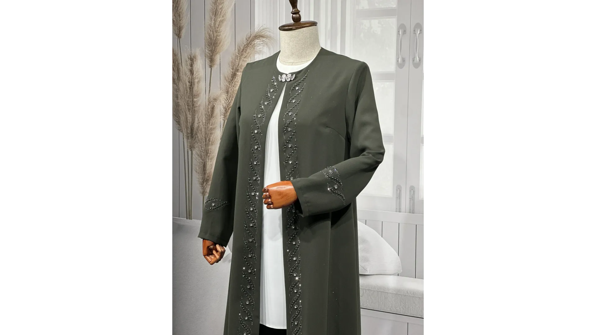 HESNA 3517 TAKIM - HAKİ - (Asorti: 46-52)