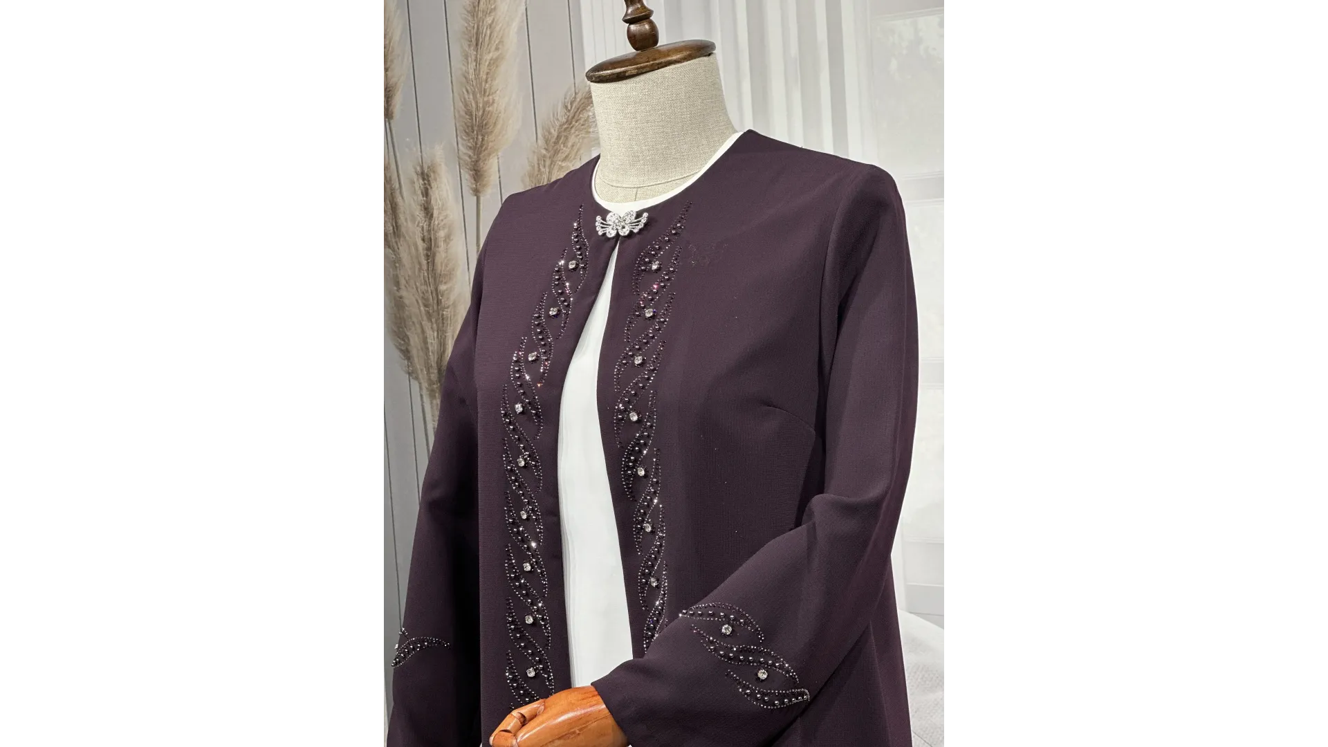 HESNA 3517 TAKIM - MÜRDÜM - (Asorti: 46-52)