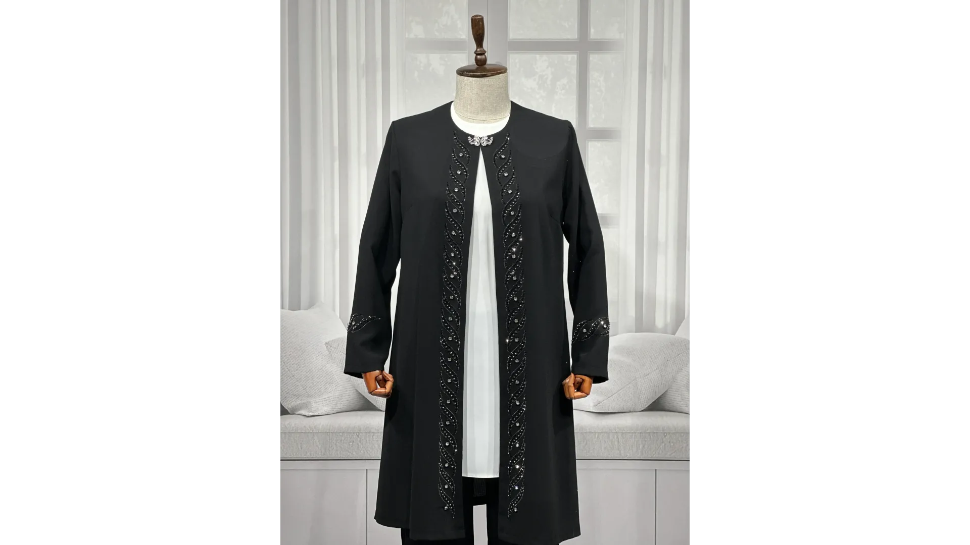 HESNA 3517 TAKIM - SİYAH - (Asorti: 46-52)