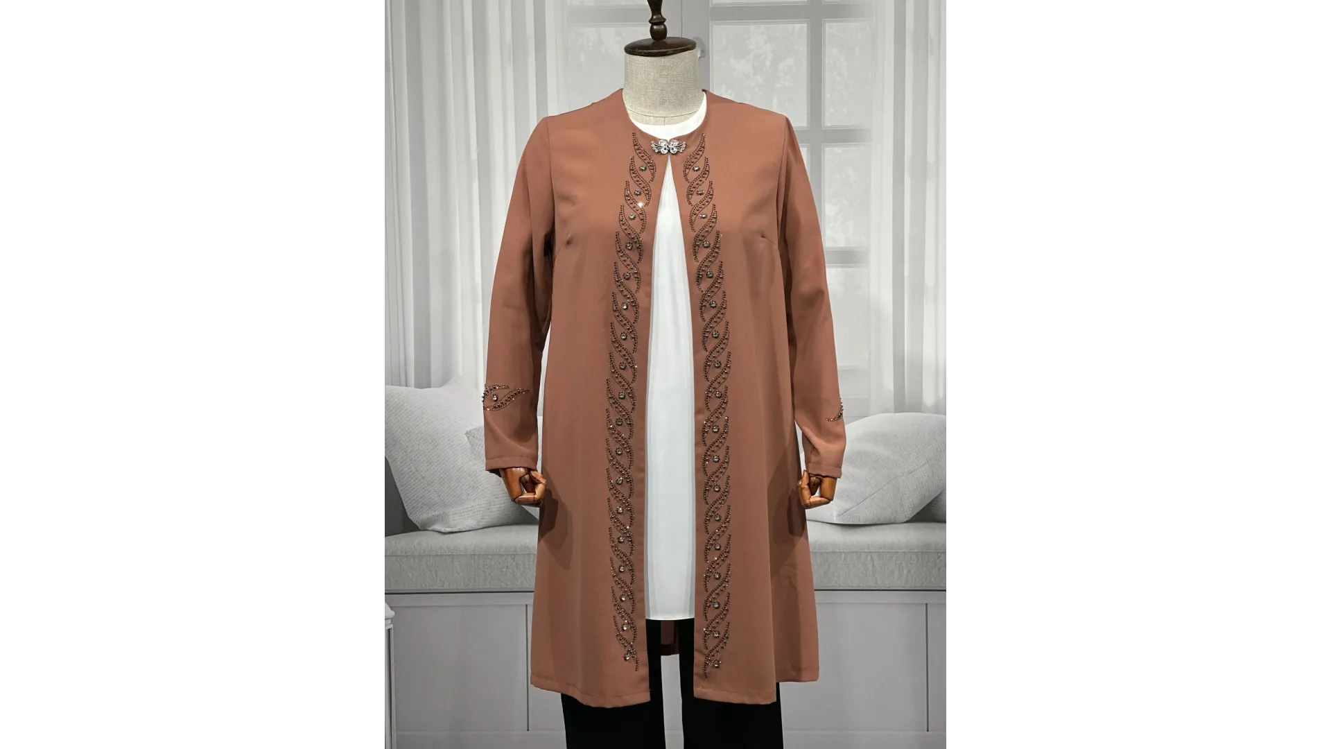 HESNA 3517 TAKIM - SOĞAN KABUĞU - (Asorti: 46-52)