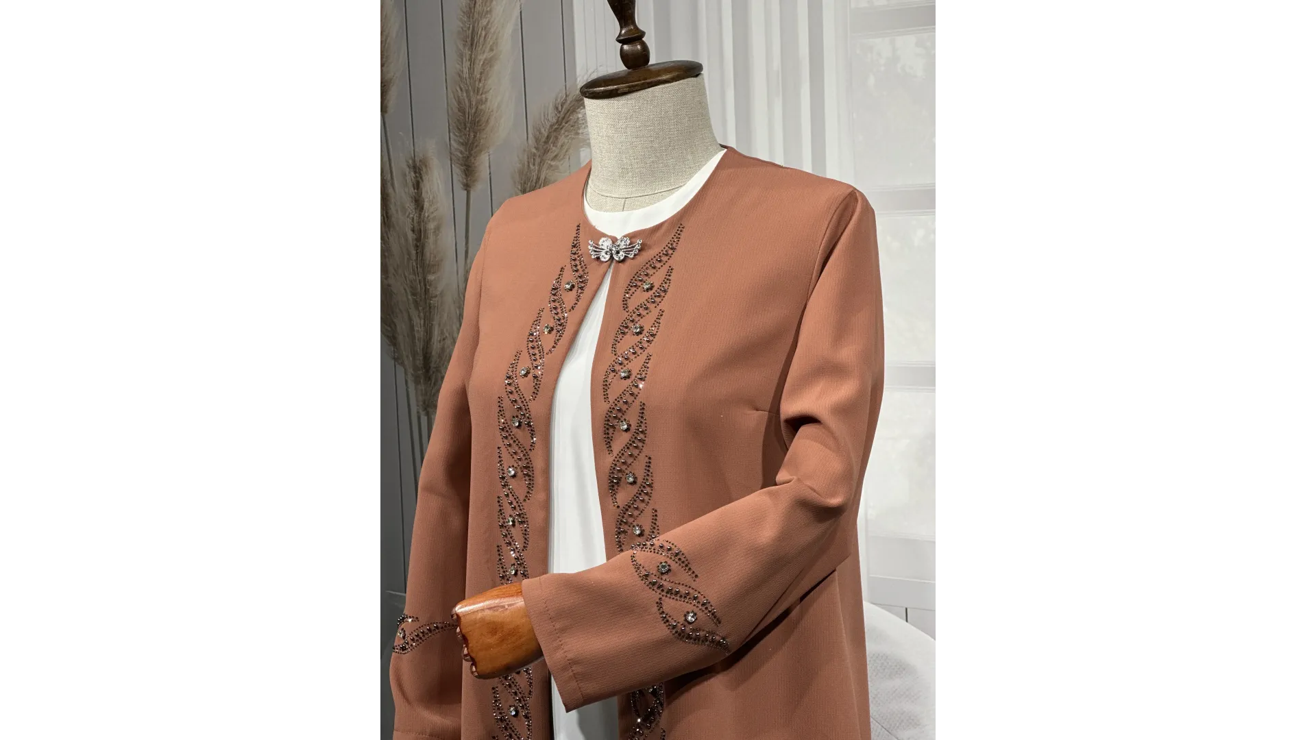 HESNA 3517 TAKIM - SOĞAN KABUĞU - (Asorti: 46-52)