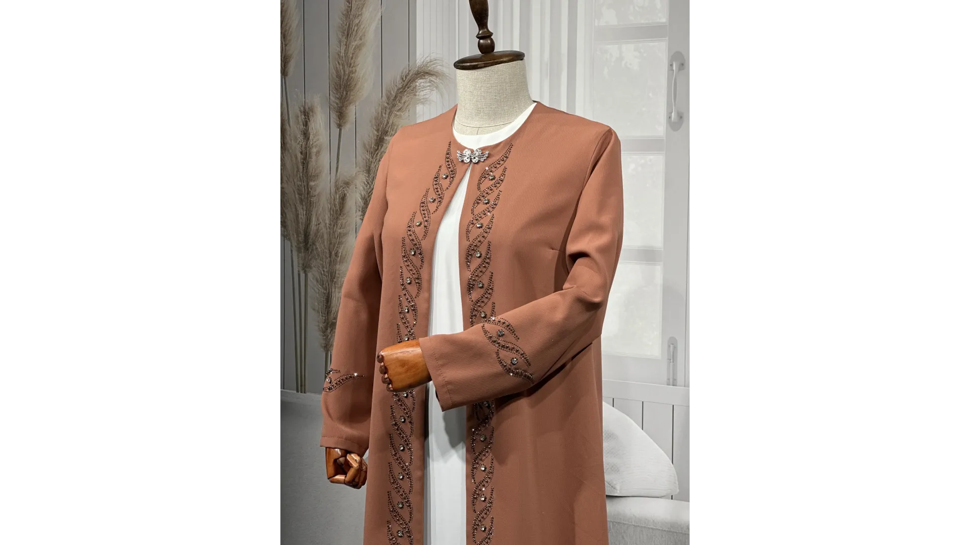 HESNA 3517 TAKIM - SOĞAN KABUĞU - (Asorti: 46-52)