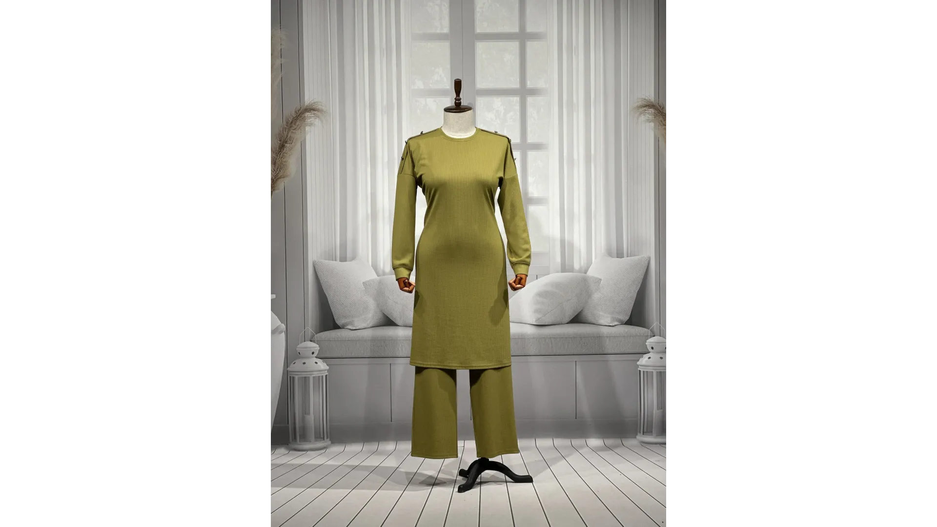 HESNA 4540 TAKIM - YEŞİL - (Asorti: 4-6)