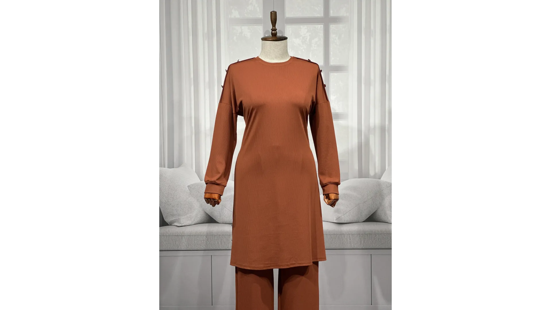 HESNA 4560 TAKIM - KİREMİT - (Asorti: 4-6)