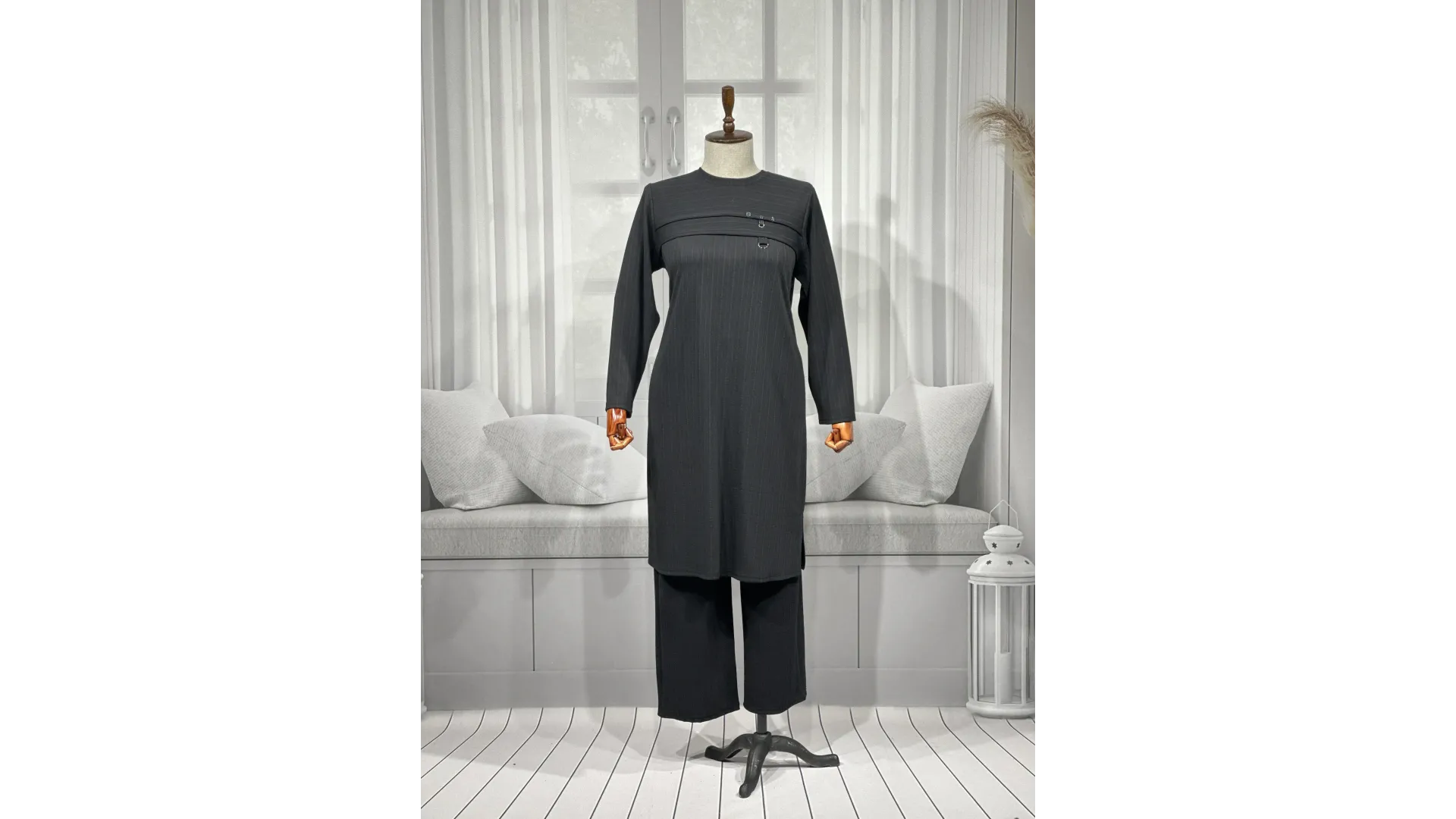 HESNA 4578 TAKIM - SİYAH - (Asorti: 4-6)