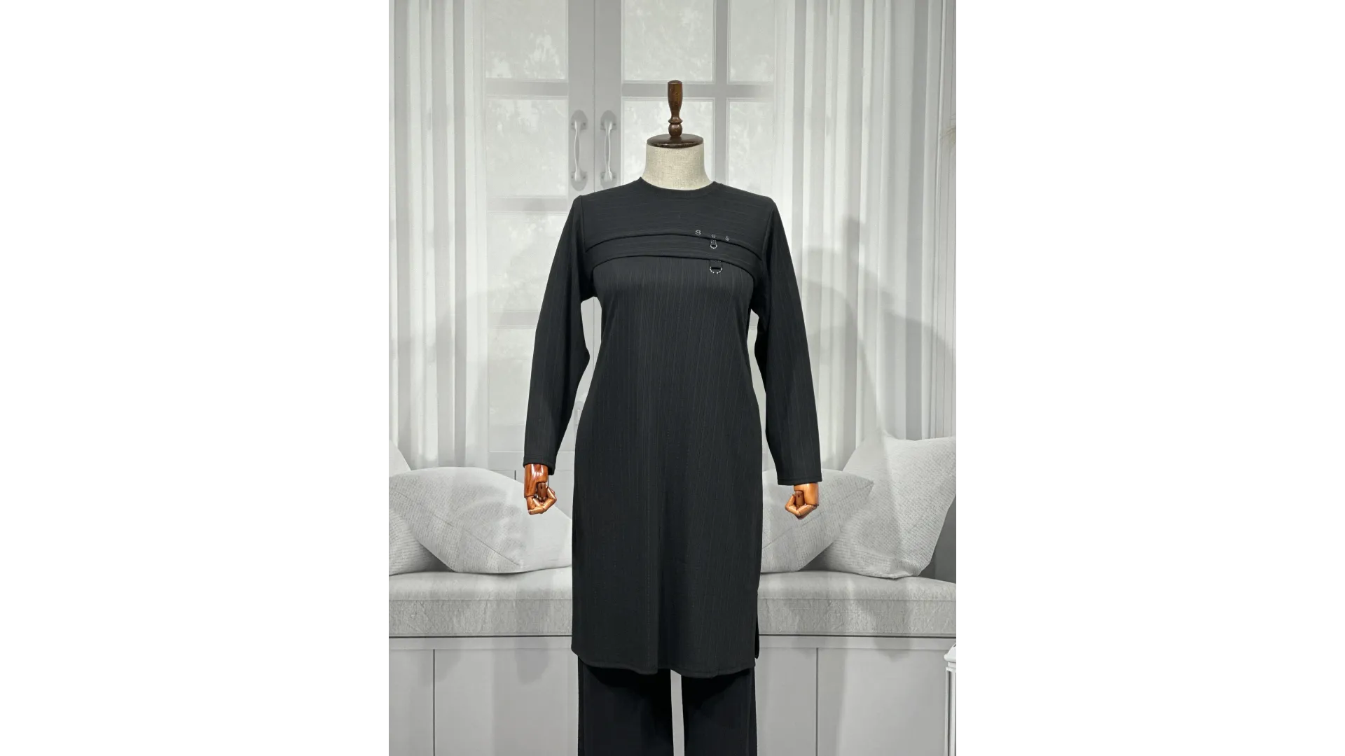 HESNA 4578 TAKIM - SİYAH - (Asorti: 4-6)