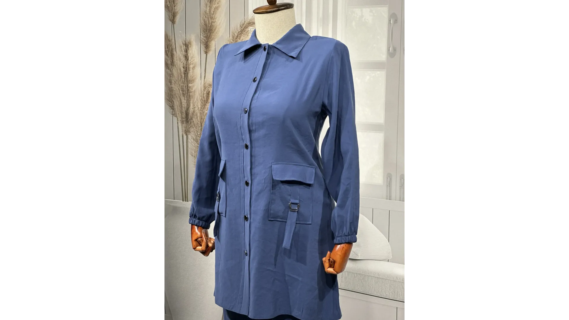 HESNA 4614 TAKIM - İNDİGO - (Asorti: 46-52)