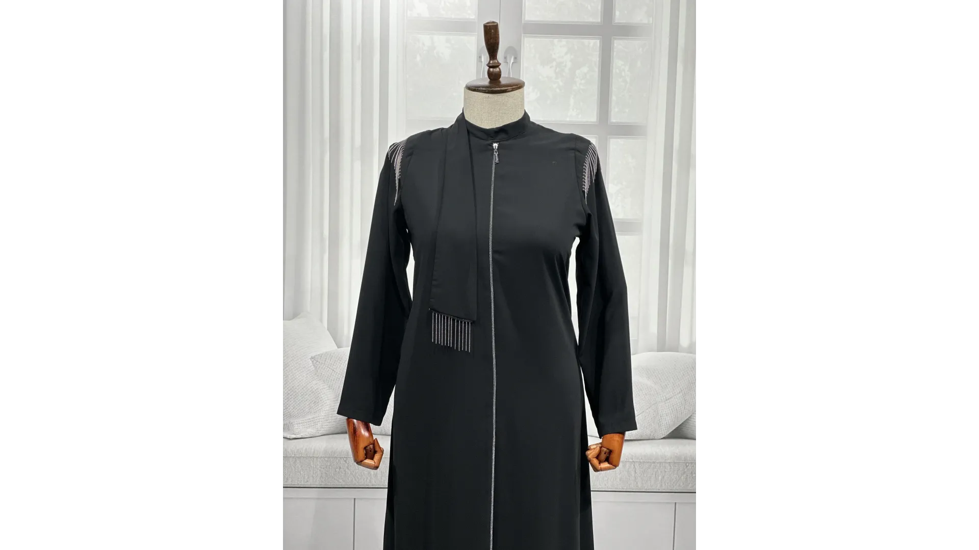 HESNA 6541 FERACE - SİYAH - (Asorti: 44-50)