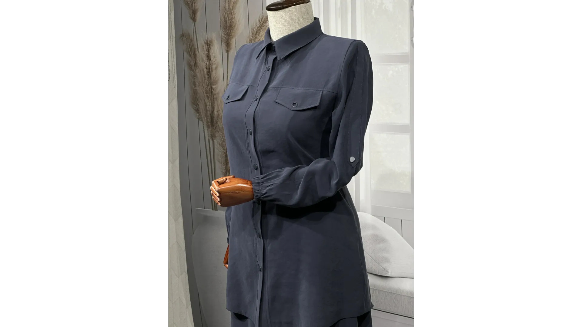 HESNA 7753 TAKIM - ANTRASİT - (Asorti: 46-52)