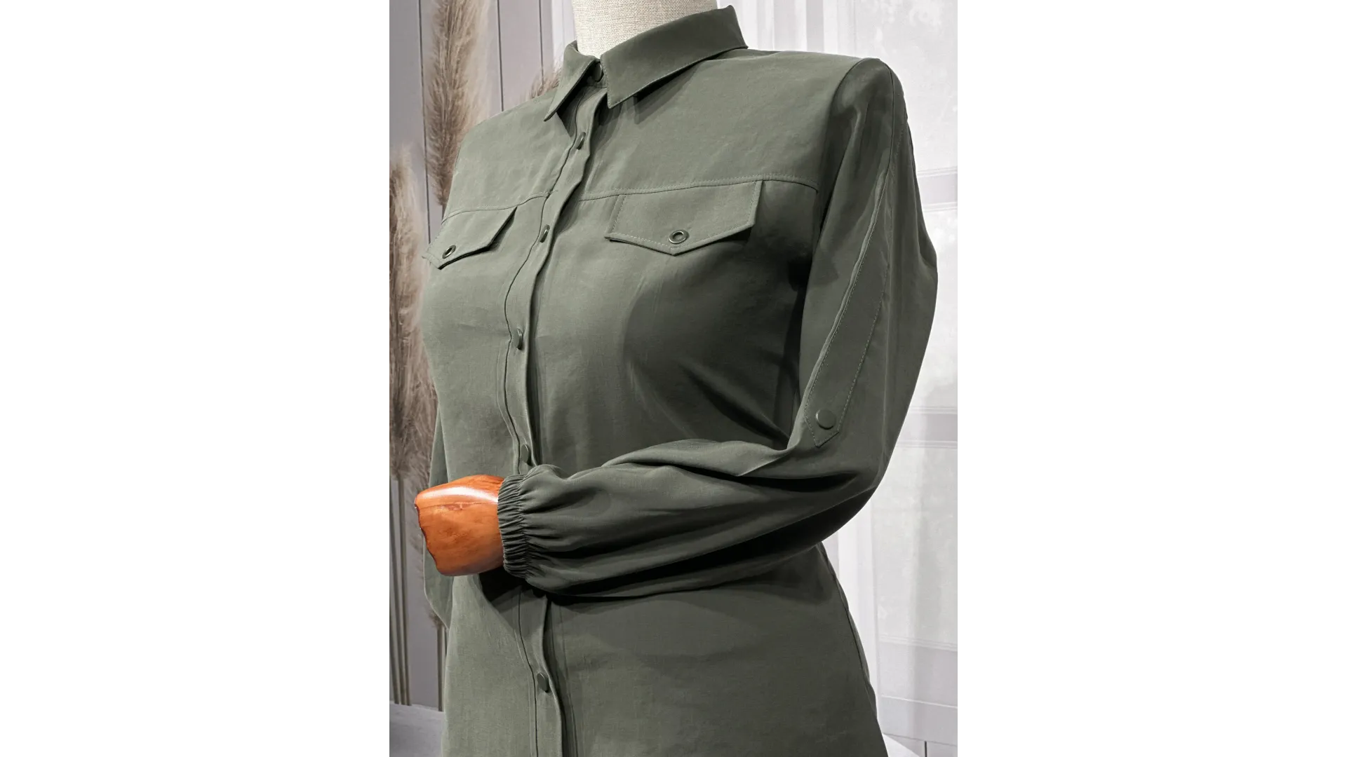 HESNA 7753 TAKIM - HAKİ - (Asorti: 46-52)