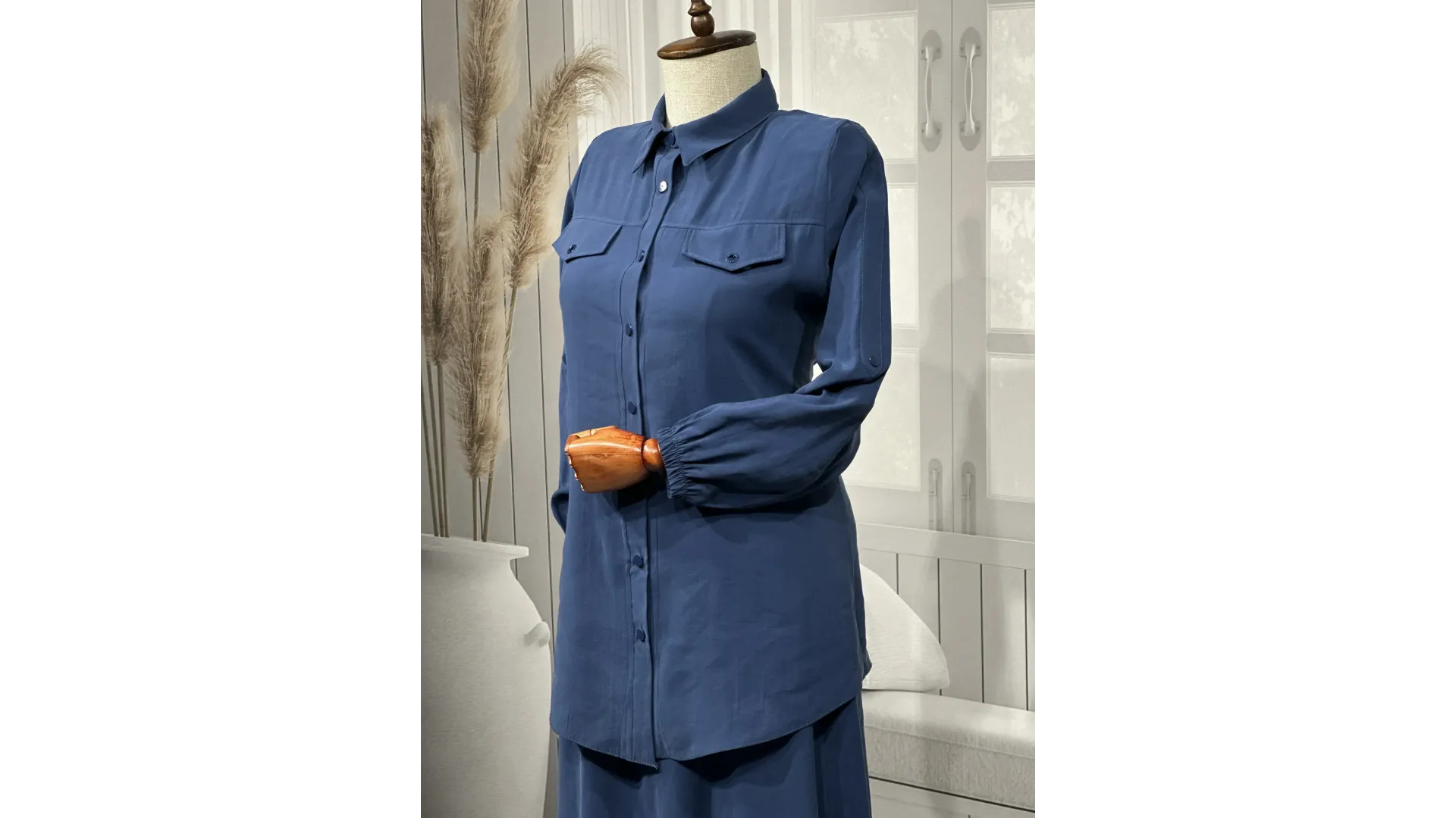 HESNA 7753 TAKIM - İNDİGO - (Asorti: 46-52)