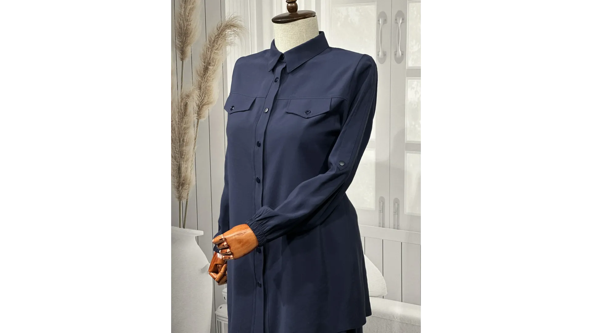 HESNA 7753 TAKIM - LACİVERT - (Asorti: 46-52)