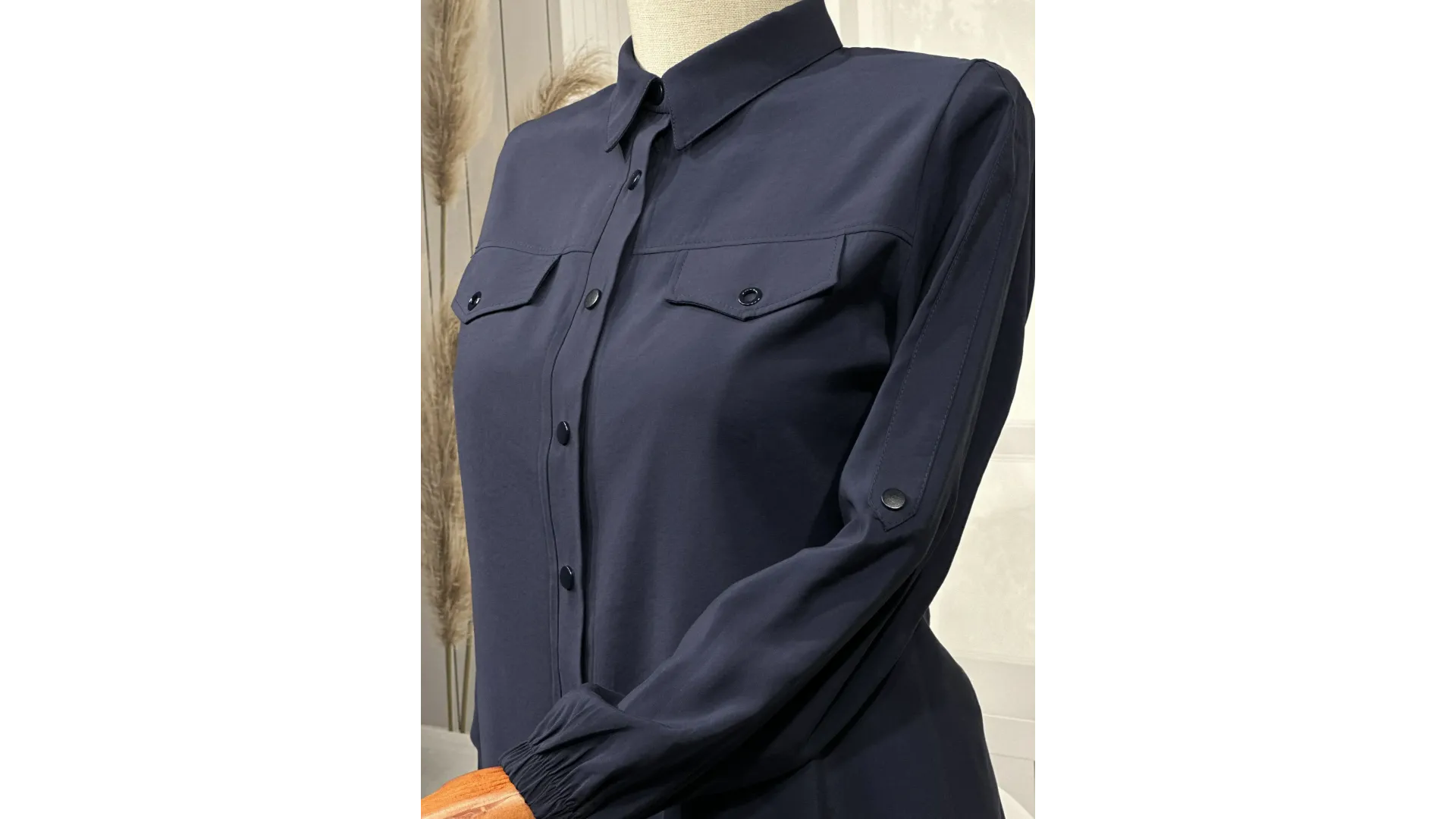 HESNA 7753 TAKIM - LACİVERT - (Asorti: 46-52)