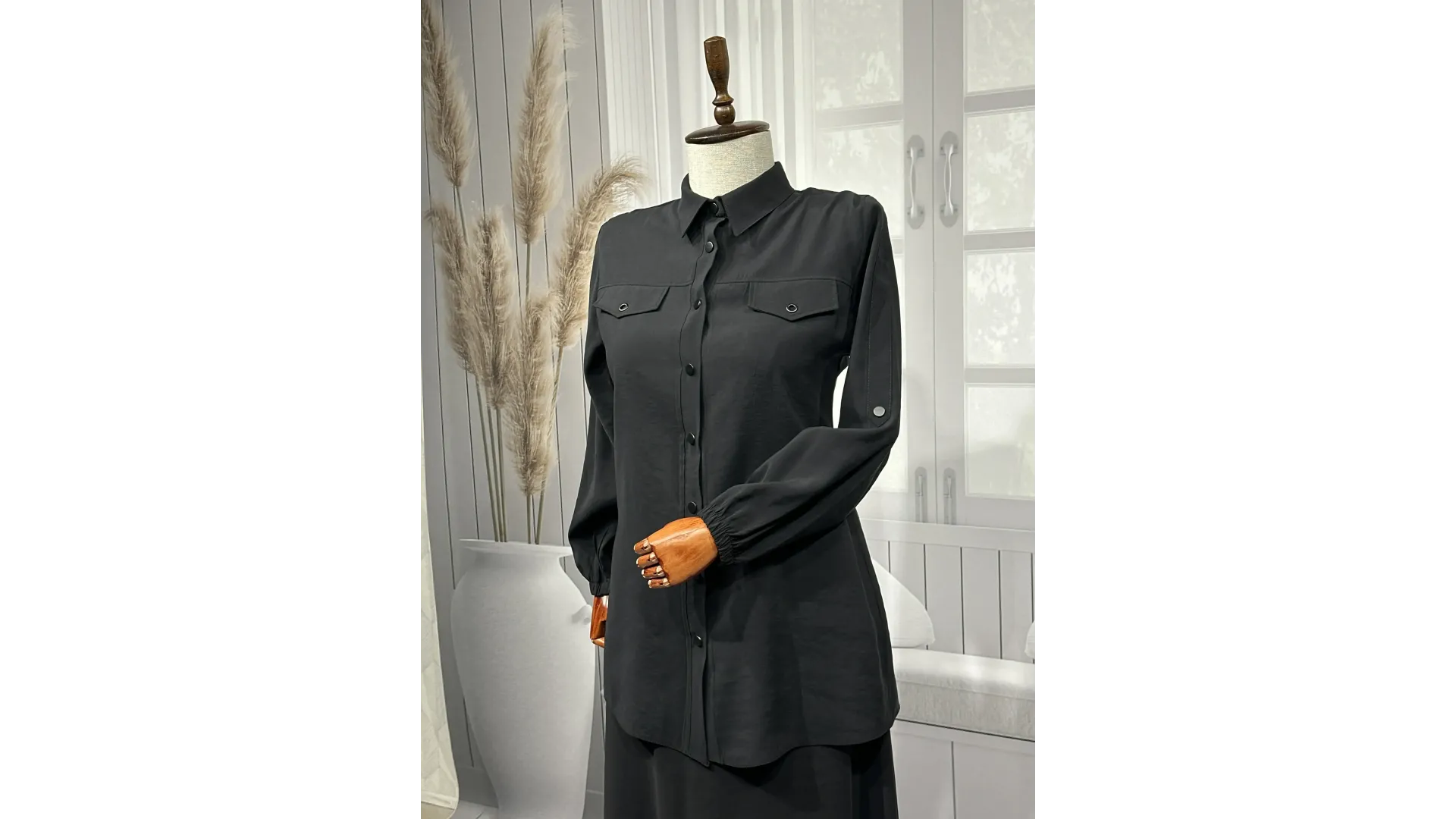 HESNA 7753 TAKIM - SİYAH - (Asorti: 46-52)