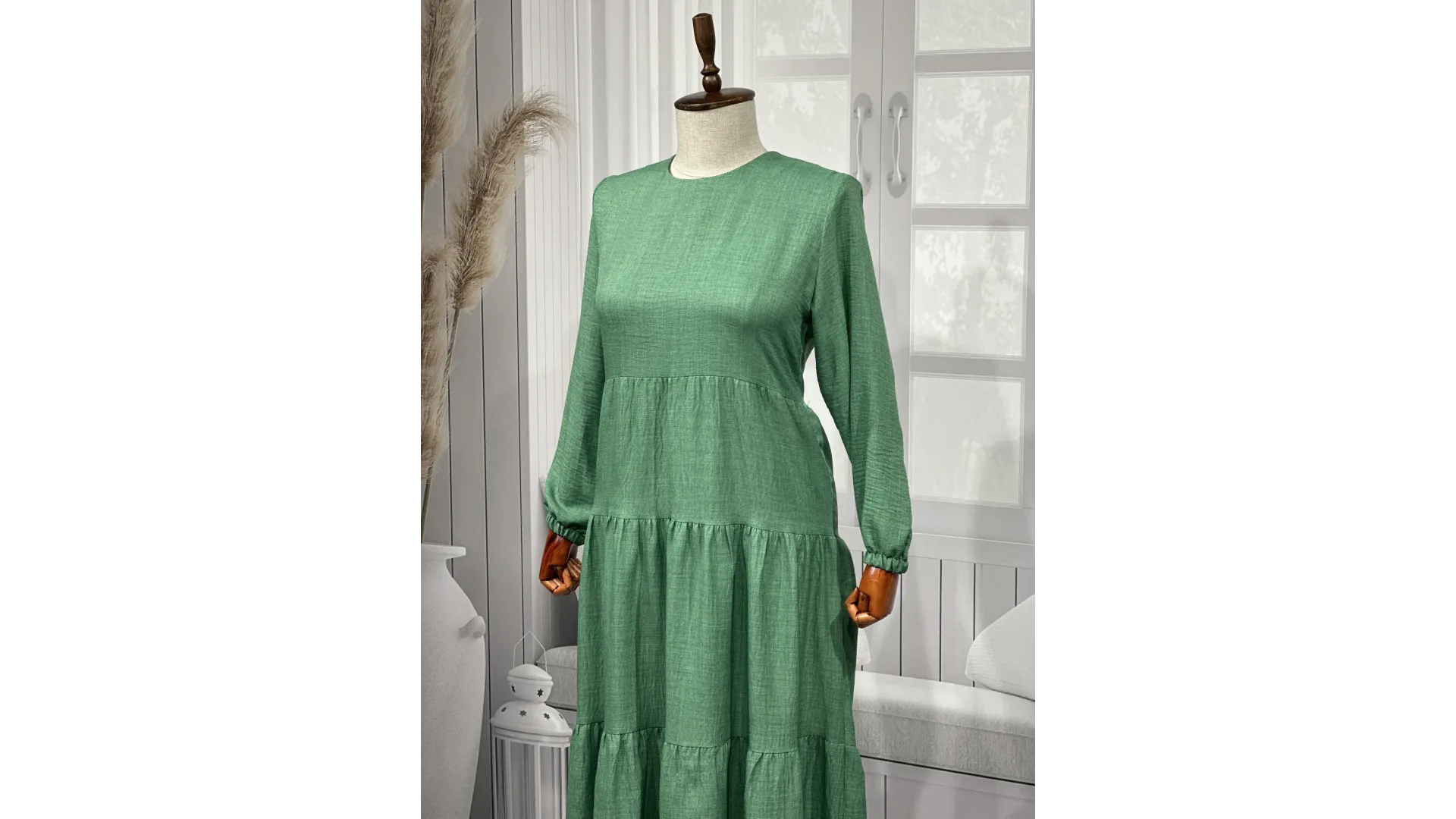 HESNA 8322 ELBİSE - BENETTON - (Asorti: 3-5)