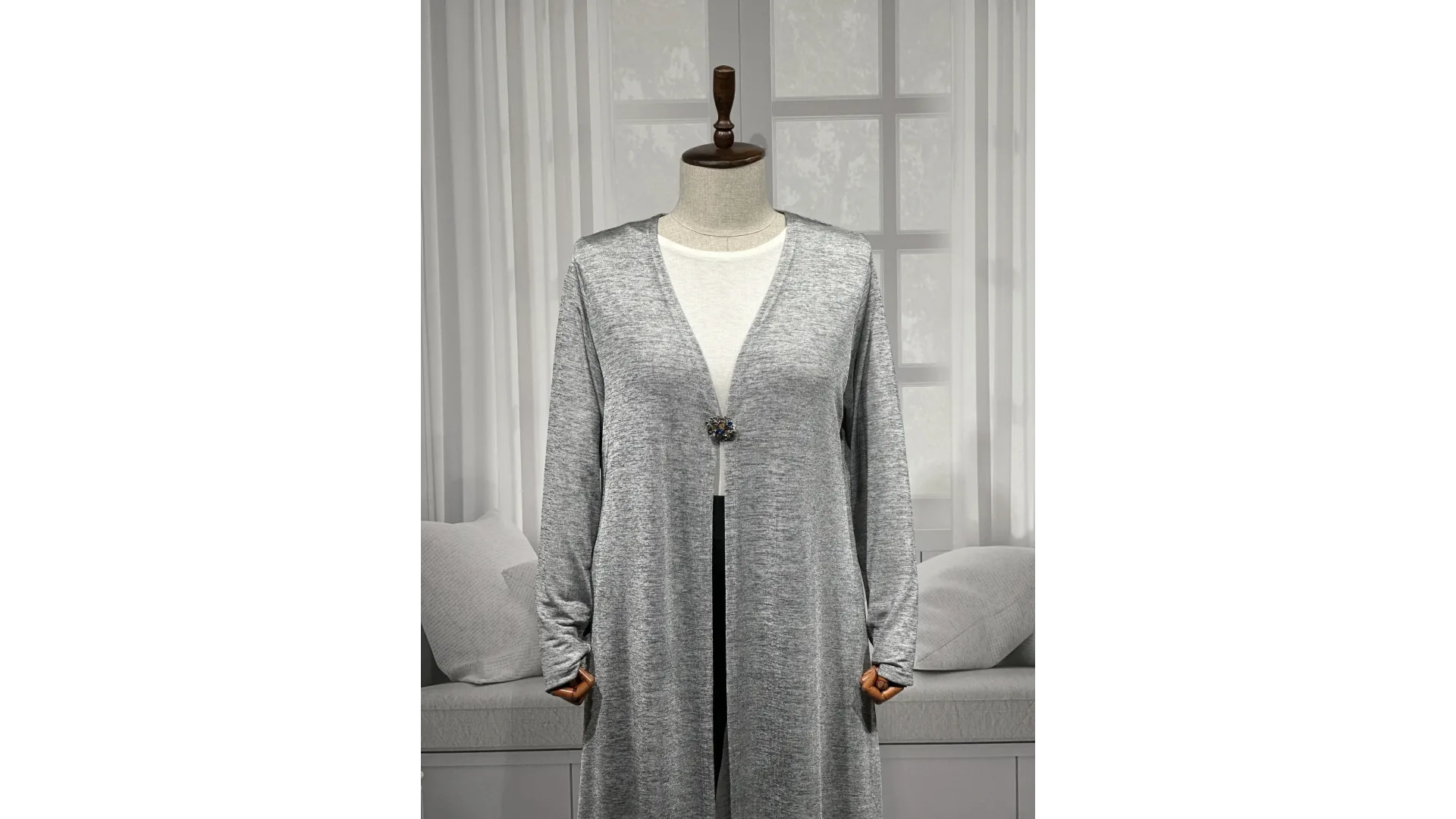 HÜLYA CEKET - GÜMÜŞ - (Asorti: 4-6)