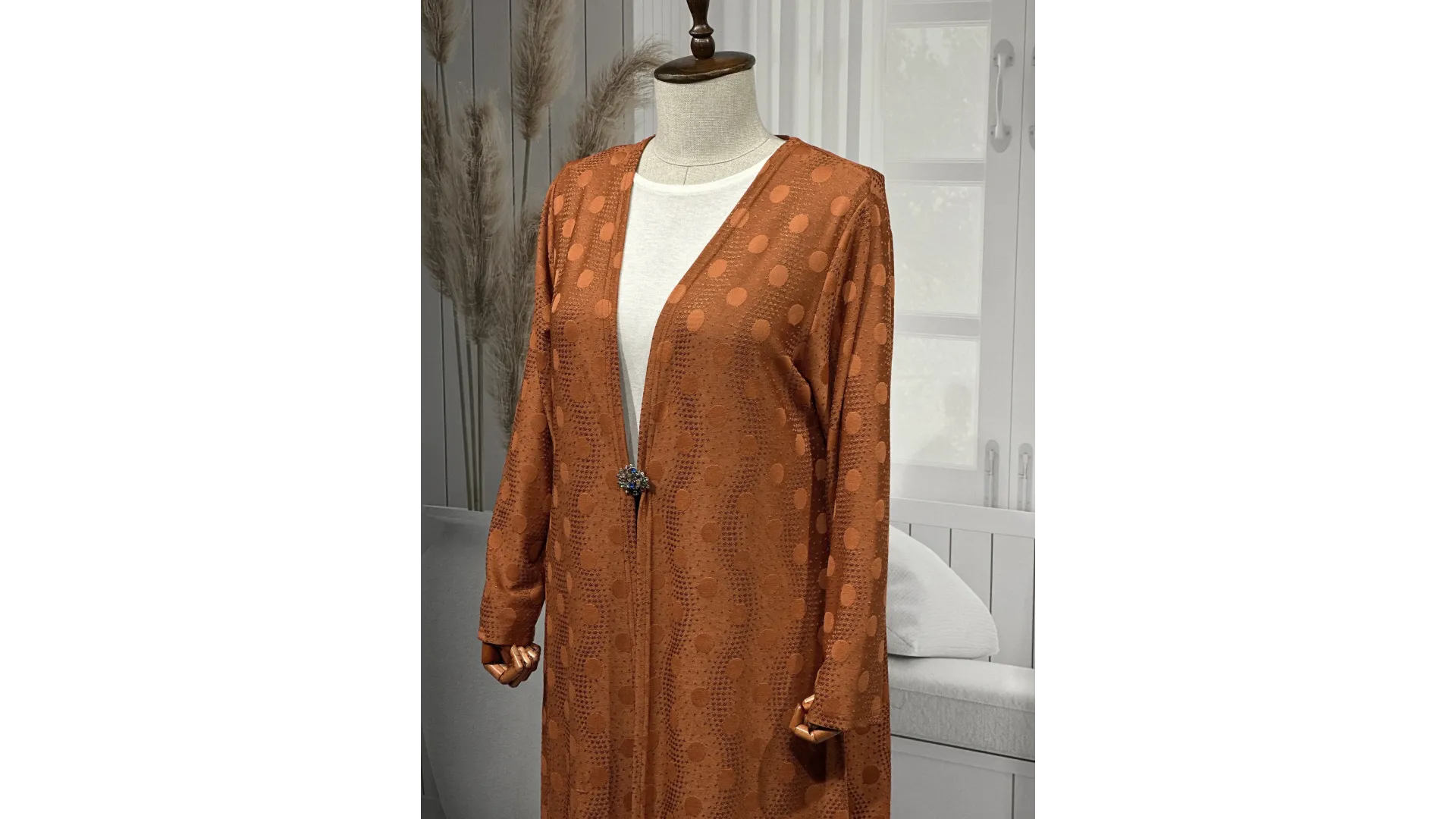 HÜLYA CEKET - KİREMİT - (Asorti: 4-6)