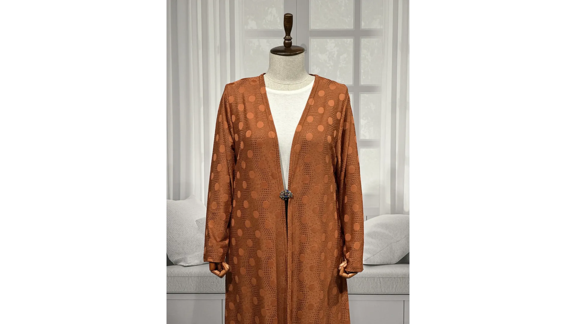 HÜLYA CEKET - KİREMİT - (Asorti: 4-6)