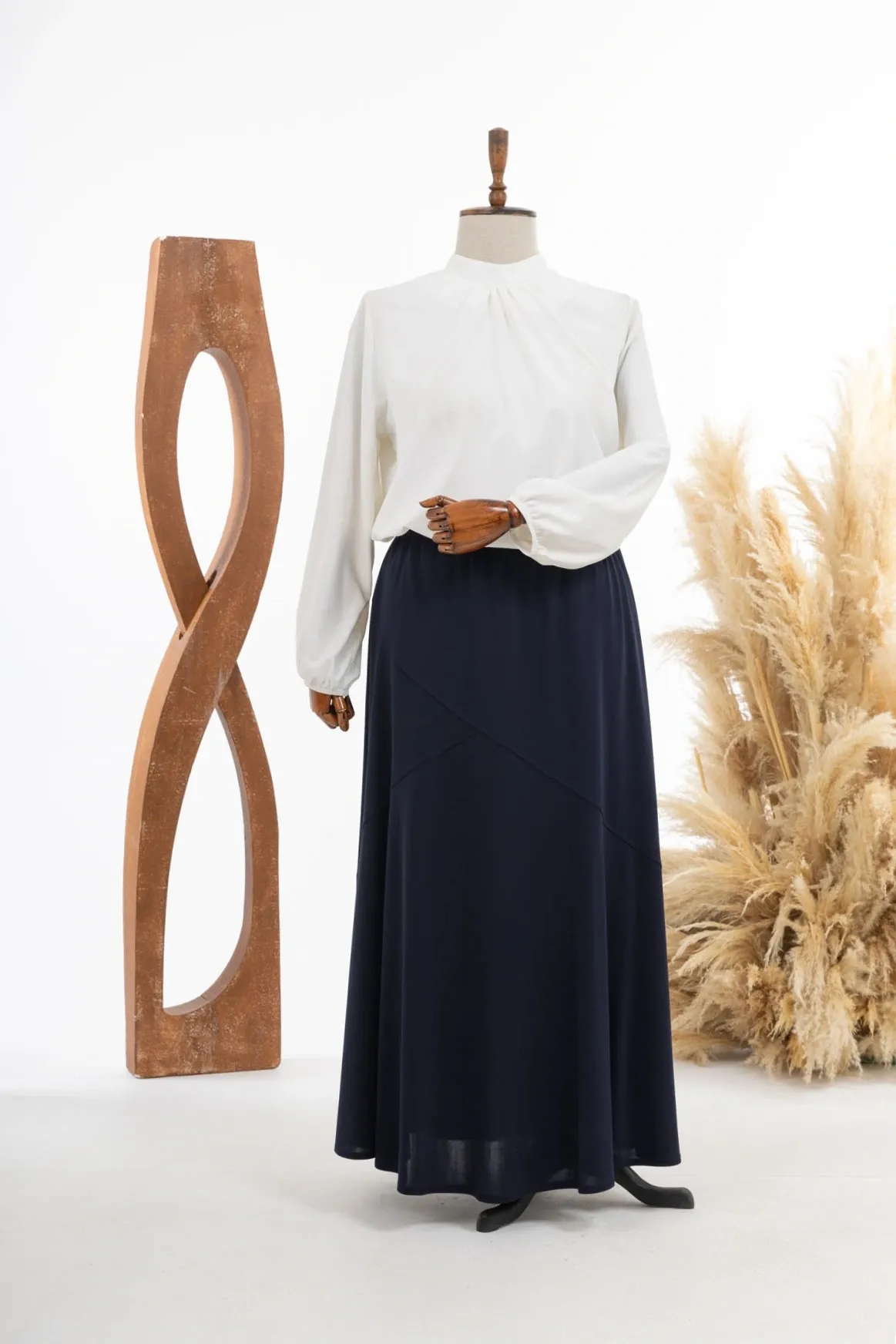 RANA KREP ETEK - LACİVERT - (Asorti: 2-4)