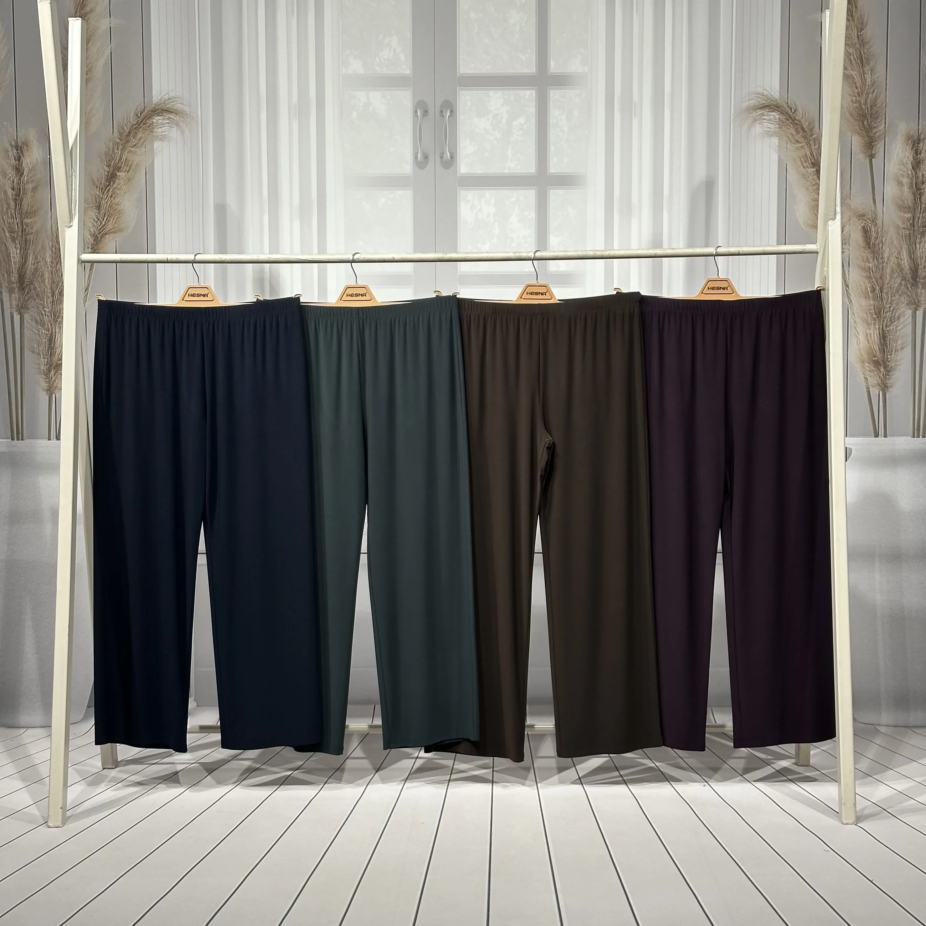 EBRU PANT-ETEK - SİYAH - (Asorti: 4-7)