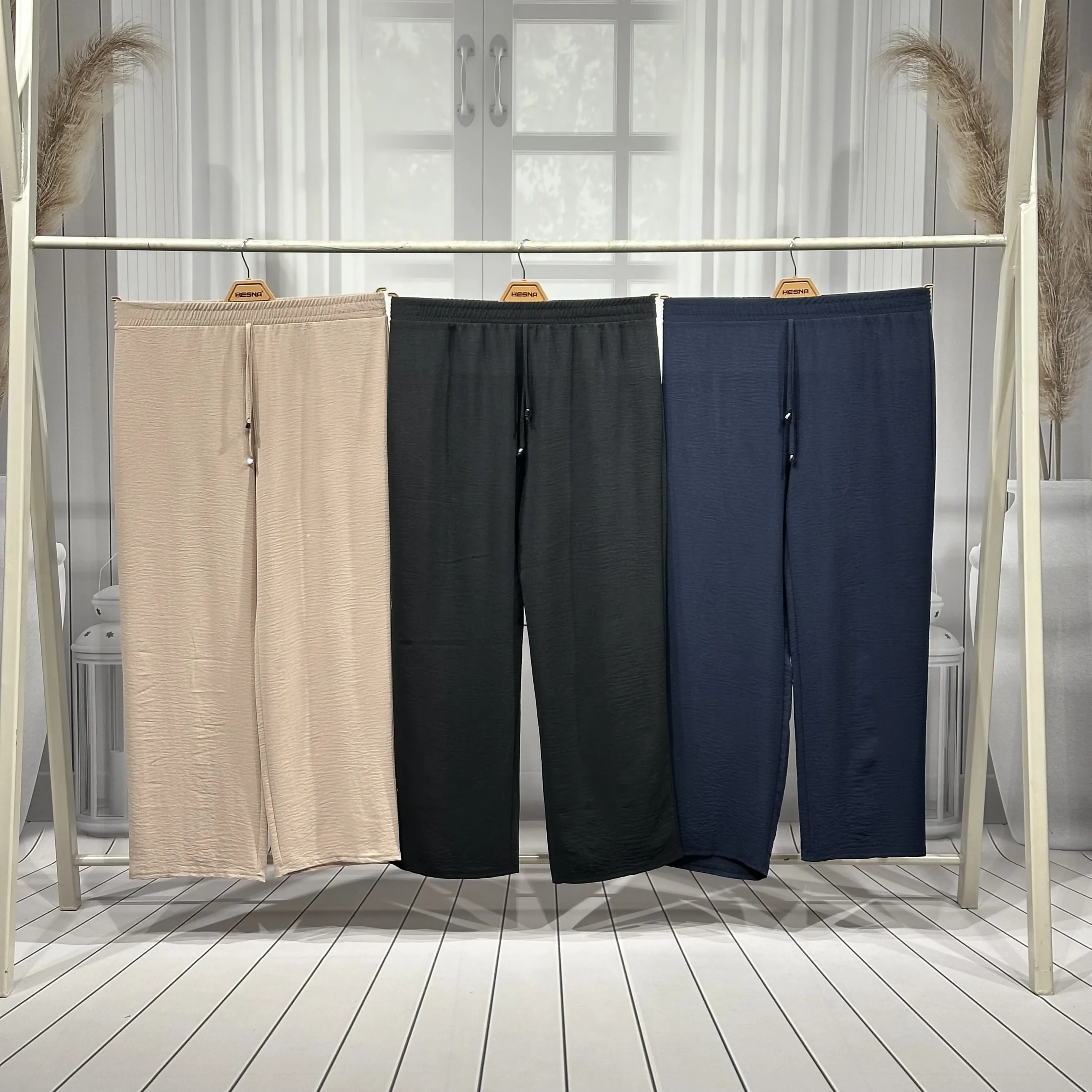 LİLA PANTOLON - SİYAH - (Asorti: 42-48)