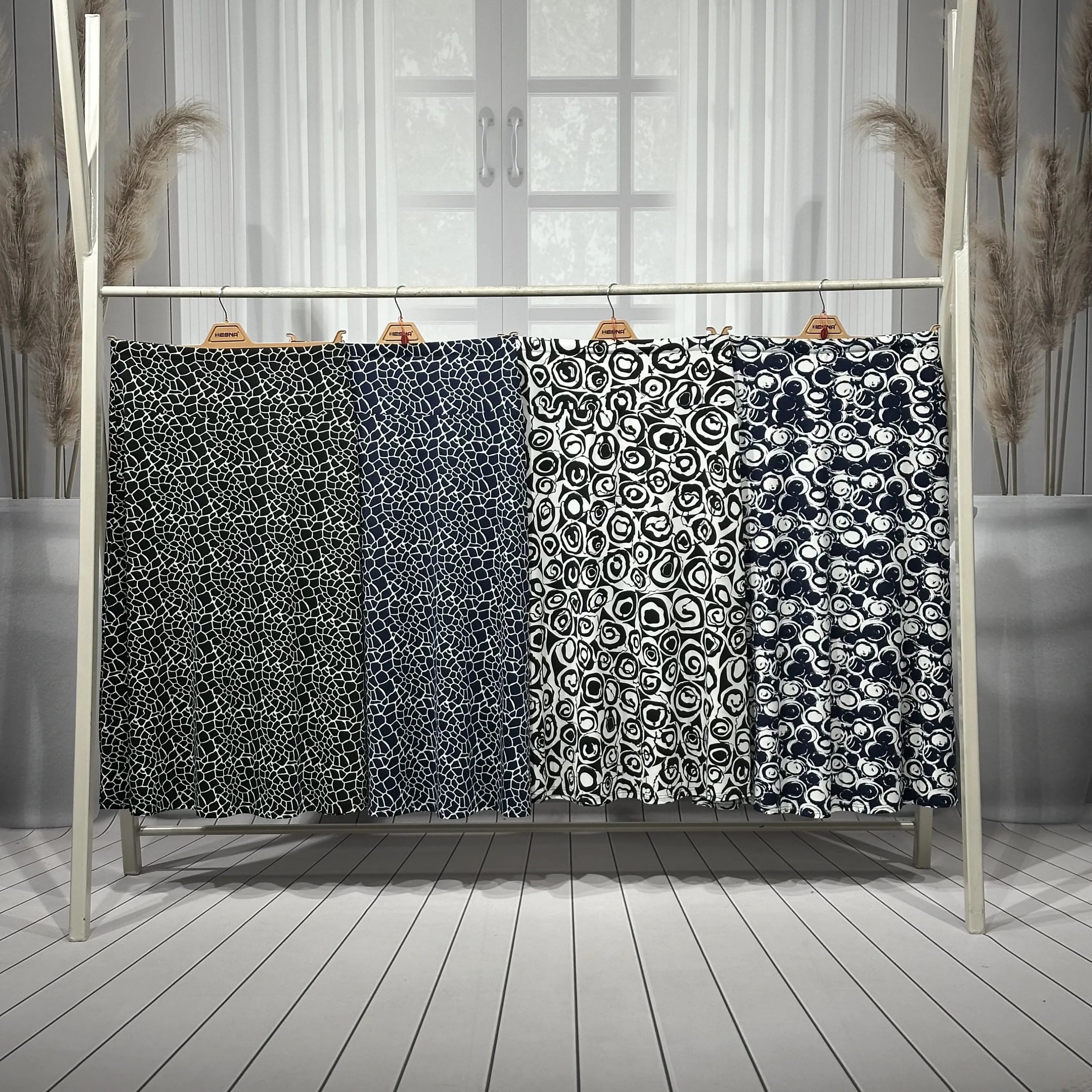 RÜYA VALONLU ETEK - SİYAH - 01-KARIŞIK DESEN - (Asorti: 3-5)