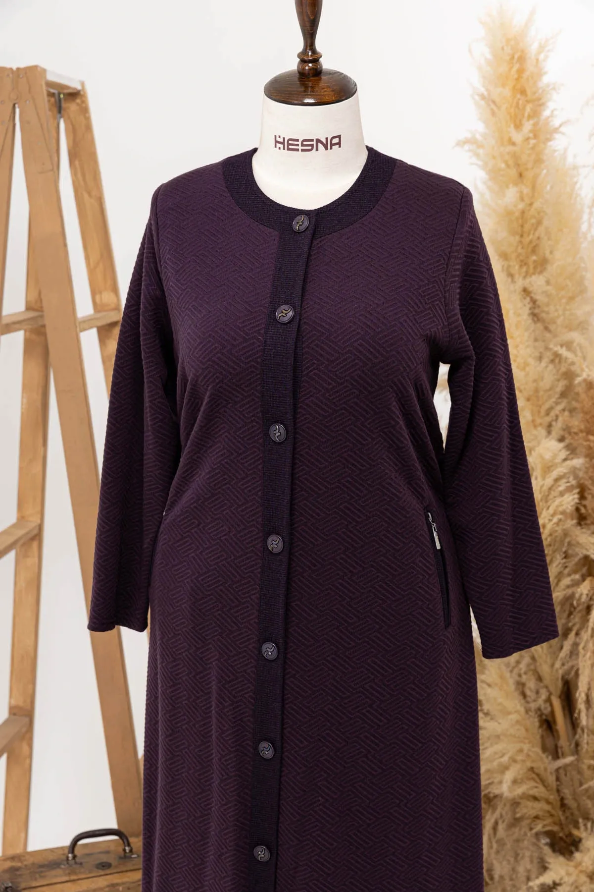 HESNA 2101 PARDESÜ - MÜRDÜM - (Asorti: 4-7)