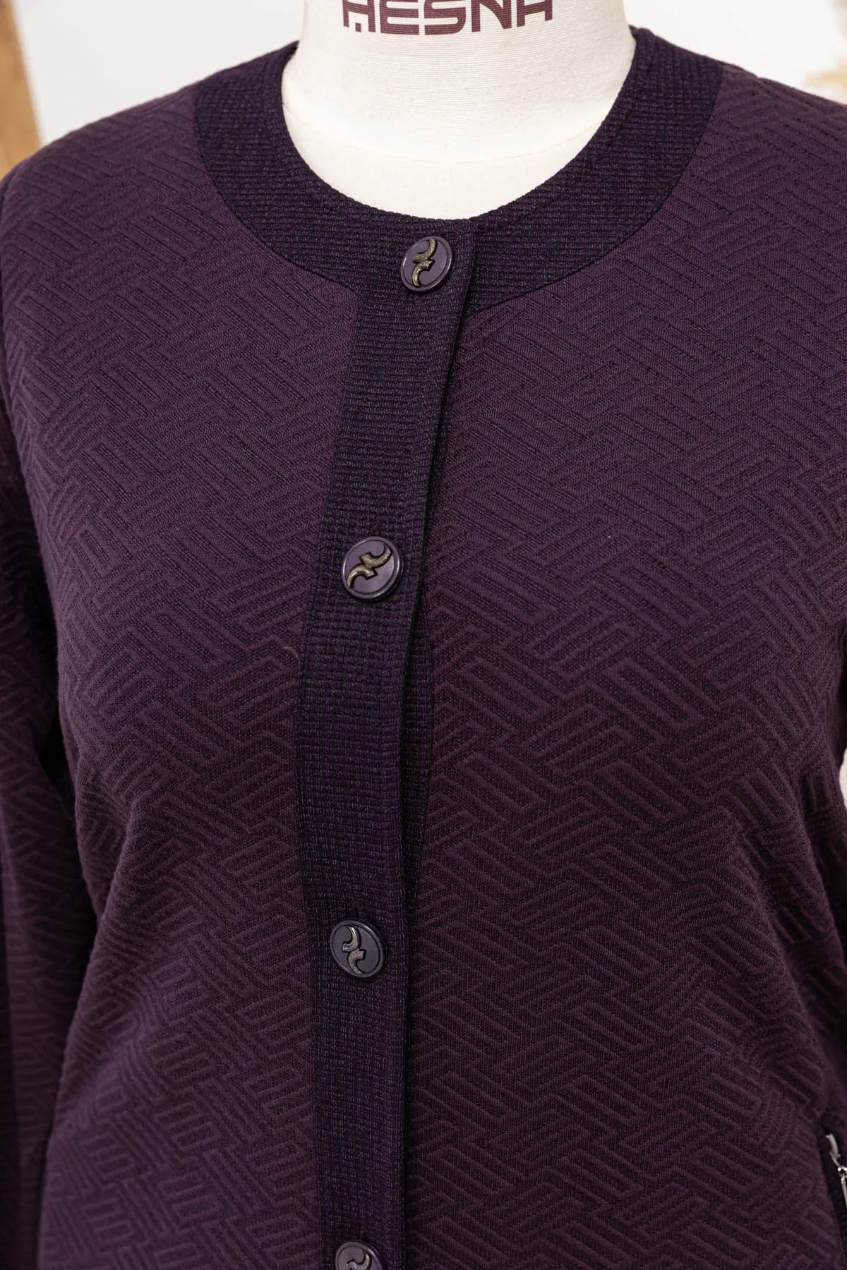 HESNA 2101 PARDESÜ - MÜRDÜM - (Asorti: 4-7)