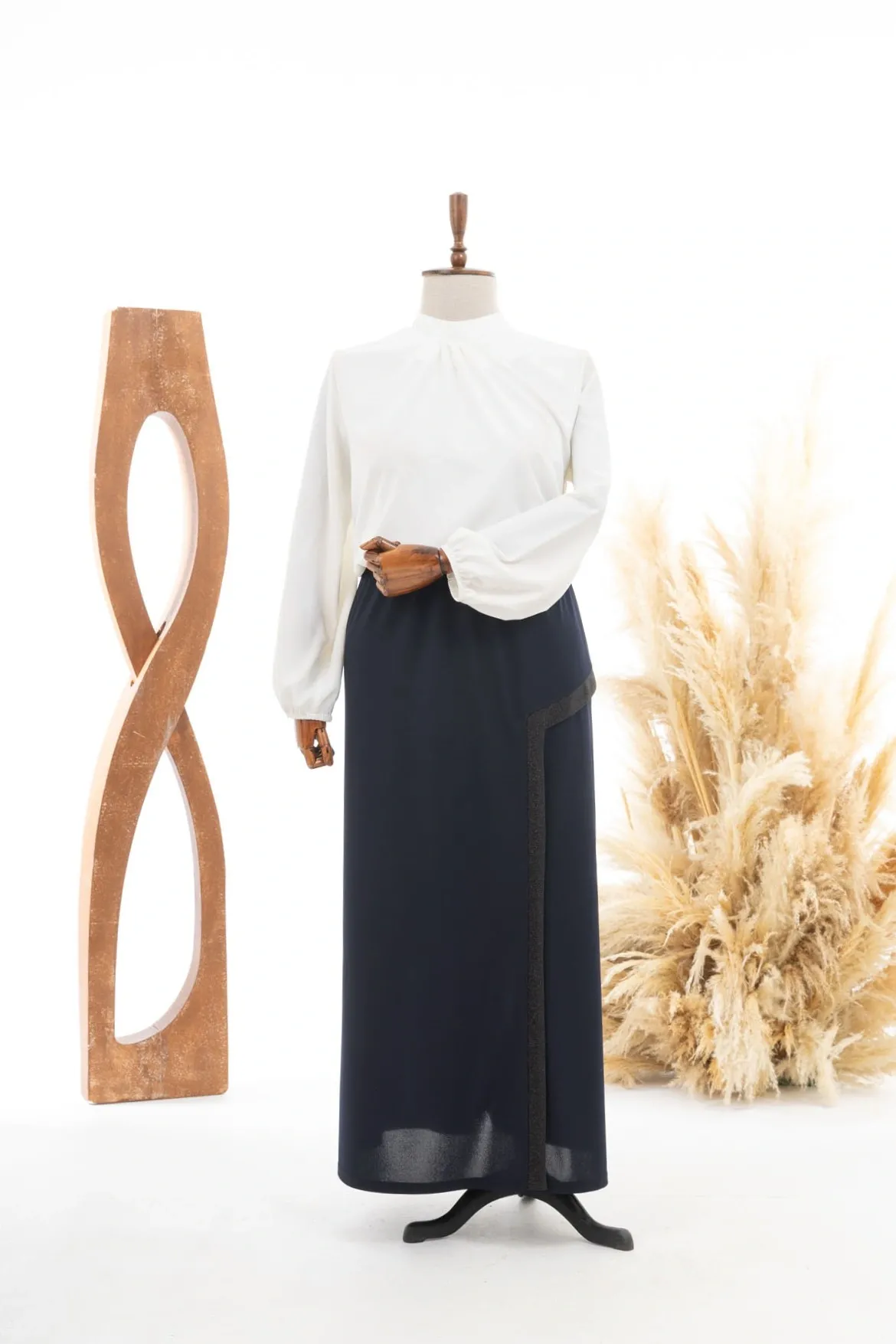 HESNA 6282 BTT. ETEK - SİYAH - (Asorti: 7-8)