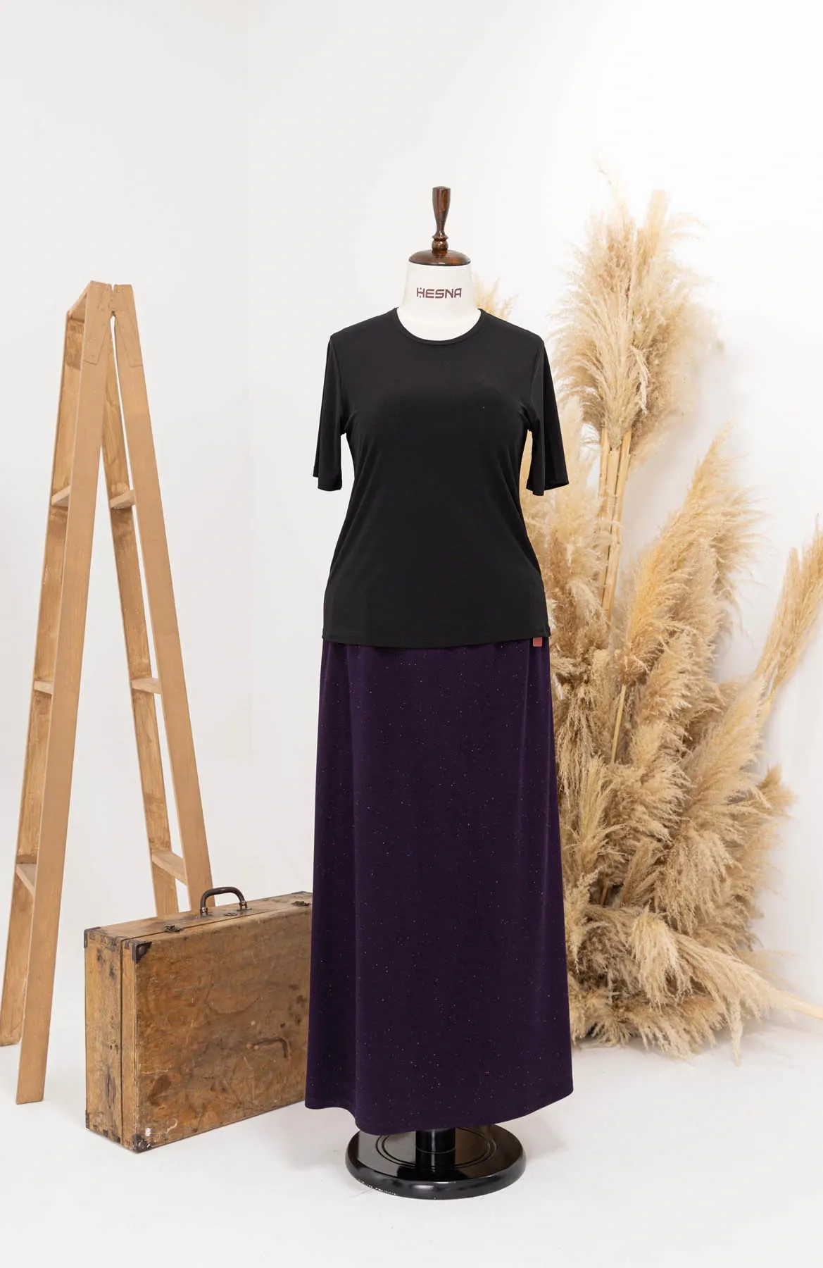 HESNA 6315 ETEK - MÜRDÜM - (Asorti: 50-54)