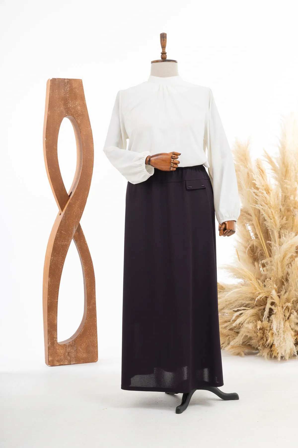 HESNA 6328 BTT. ETEK - MÜRDÜM - (Asorti: 7-8)