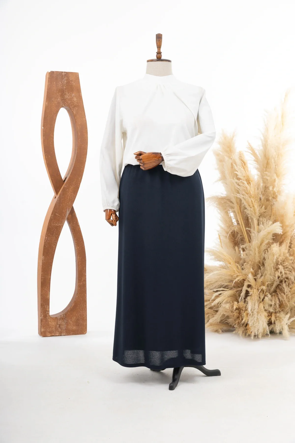 BUĞRA ASTARLI ÇAN ETEK - LACİVERT - (Asorti: 44-48)