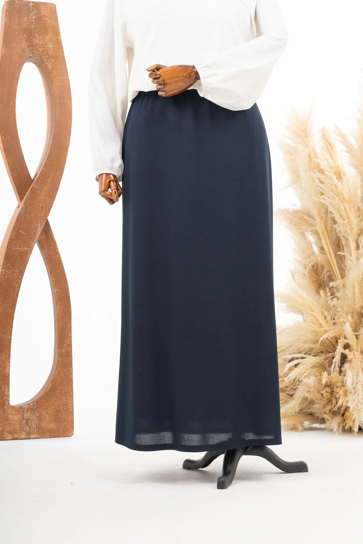 BUĞRA ASTARLI ÇAN ETEK - LACİVERT - (Asorti: 50-54)