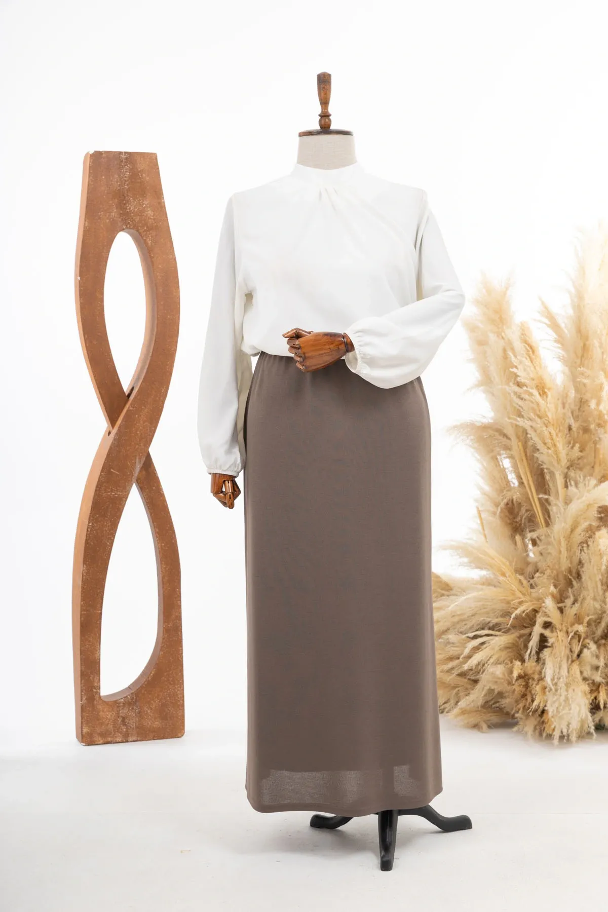 BUĞRA ASTARLI ÇAN ETEK - VİZON - (Asorti: 44-48)