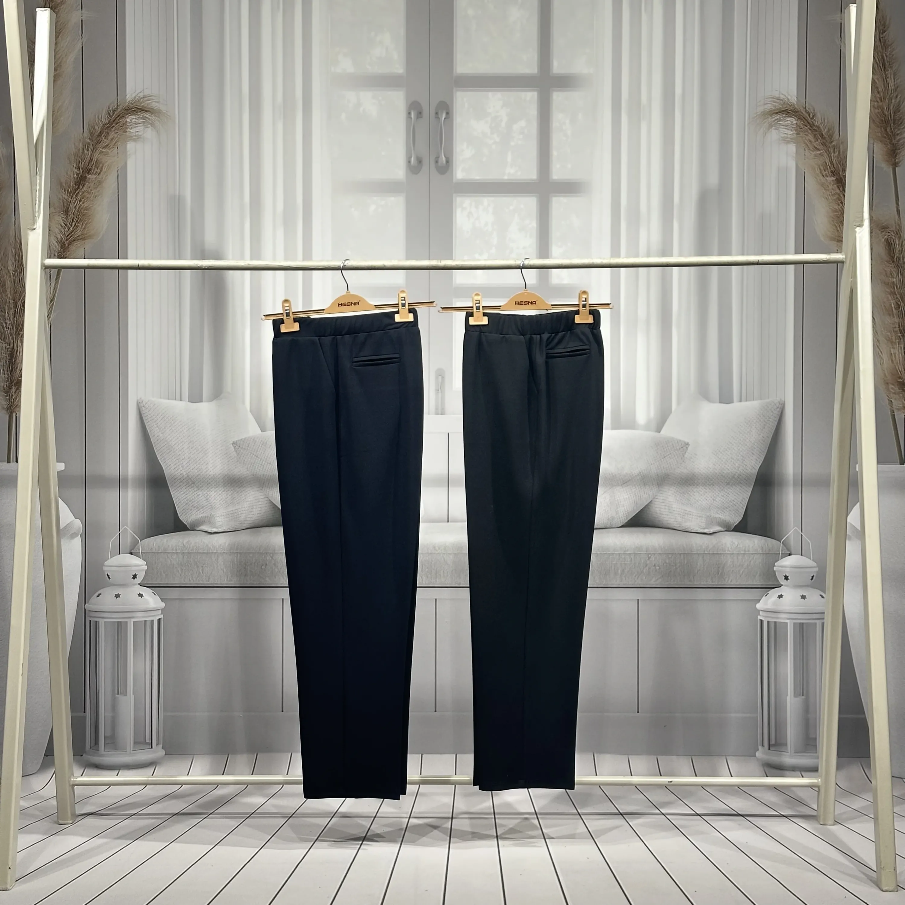 ASLI PANTOLON - SİYAH - (Asorti: 3-6)