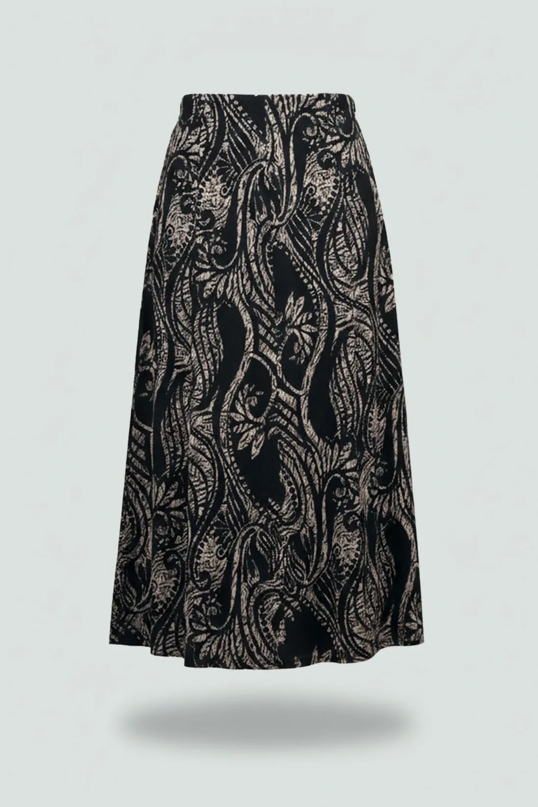 BETÜL ETEK - SİYAH & VİZON - 1931-U - (Asorti: 4-6)