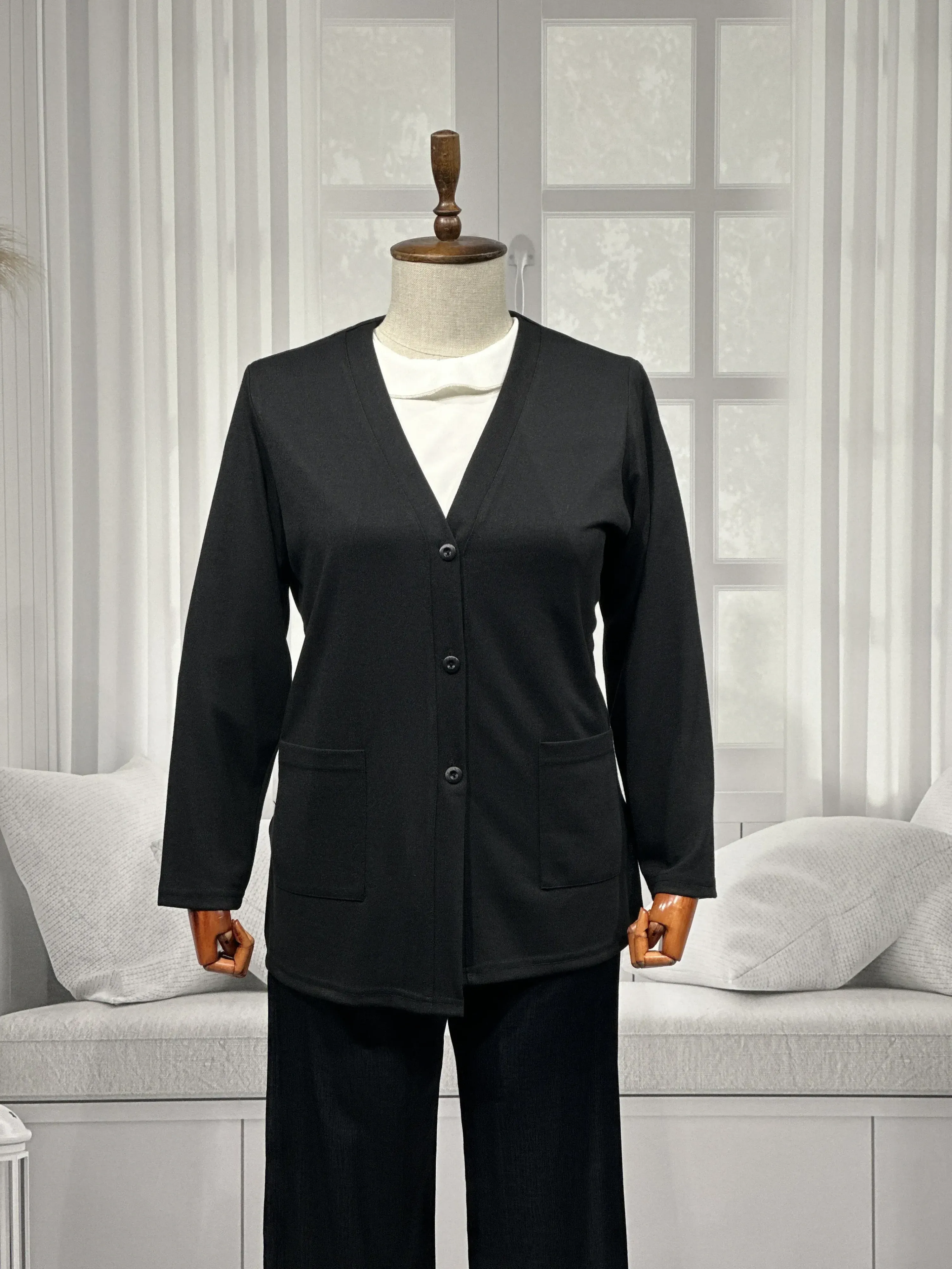 BUĞRA 101 CEKET - SİYAH - (Asorti: 4-6)