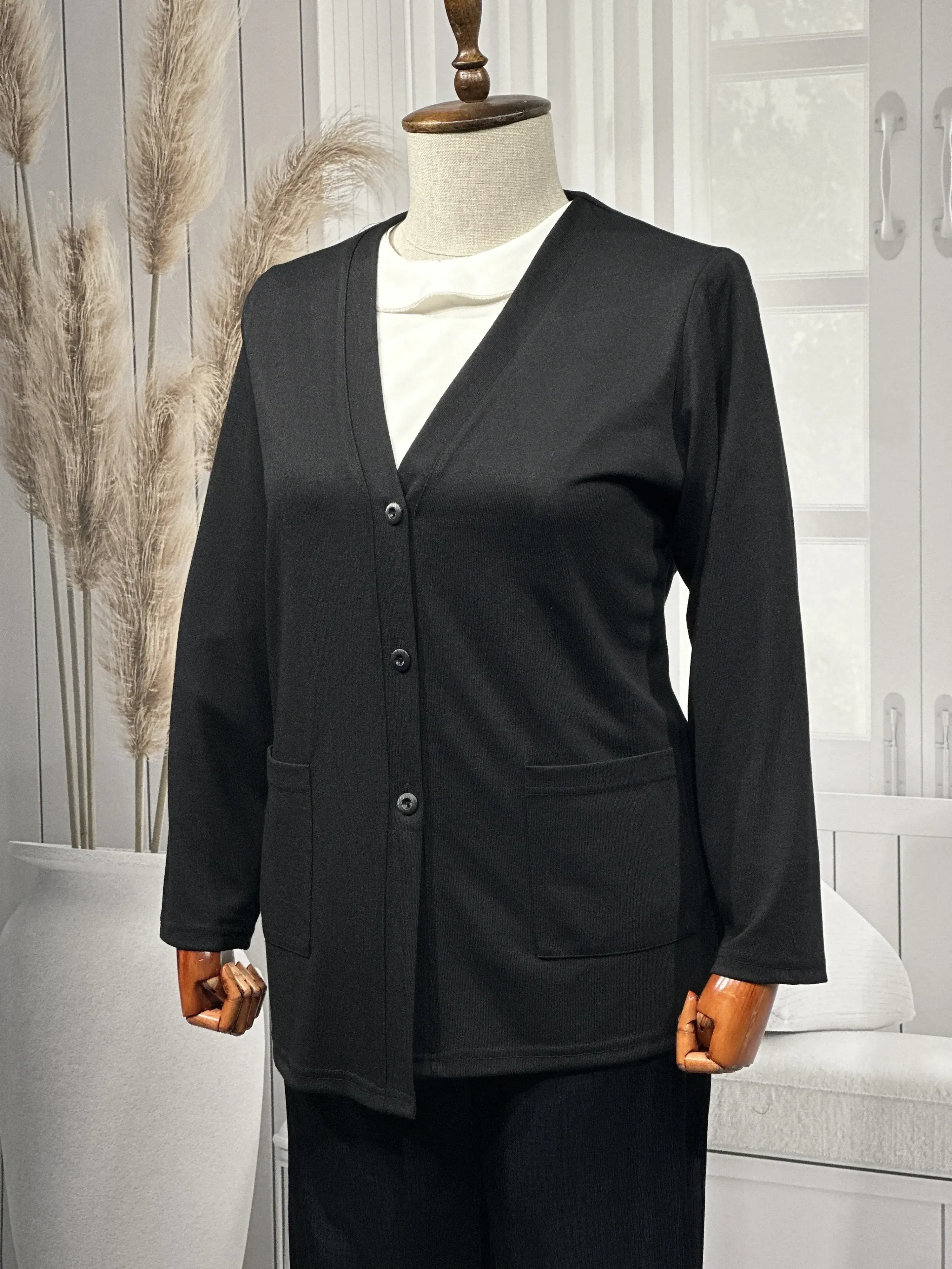 BUĞRA 101 CEKET - SİYAH - (Asorti: 4-6)