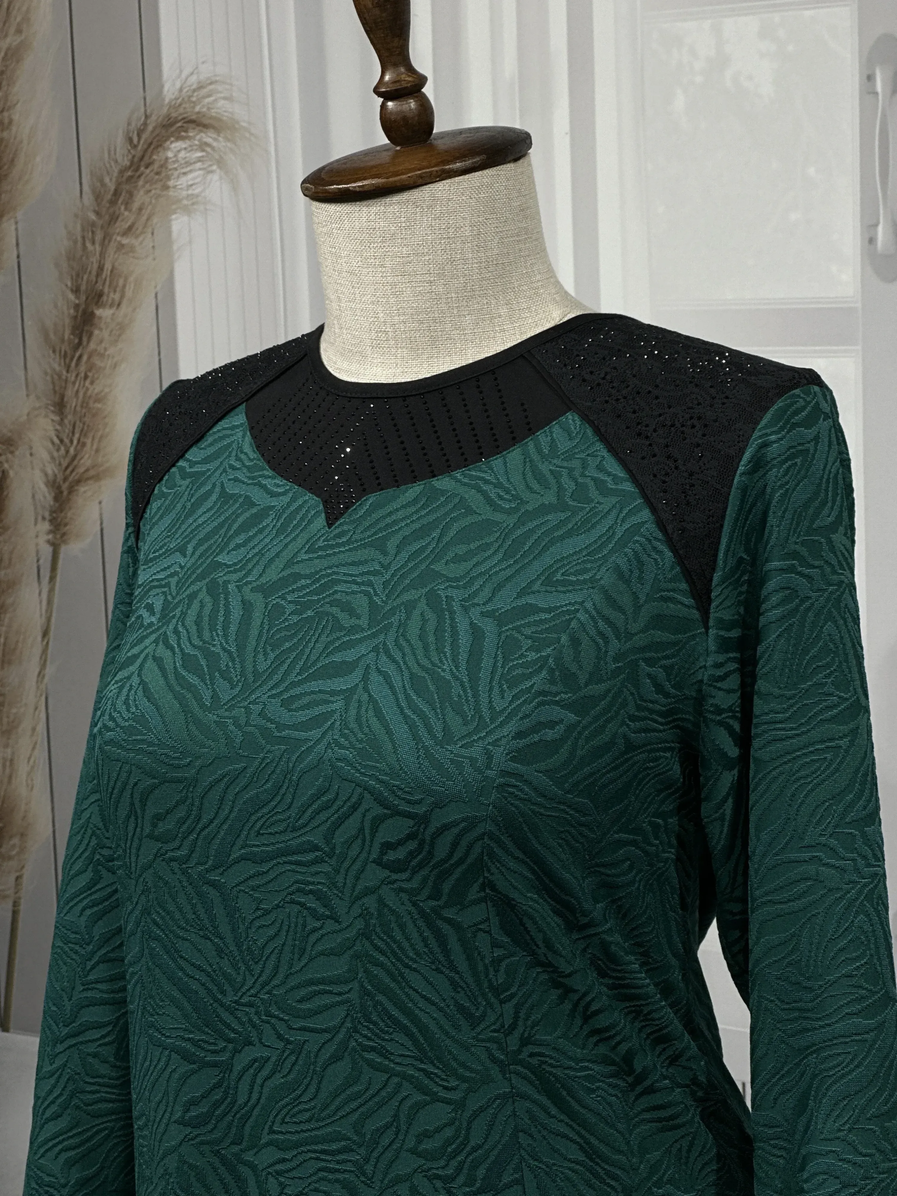 ELVAN ELBİSE - HAKİ - (Asorti: 4-7)