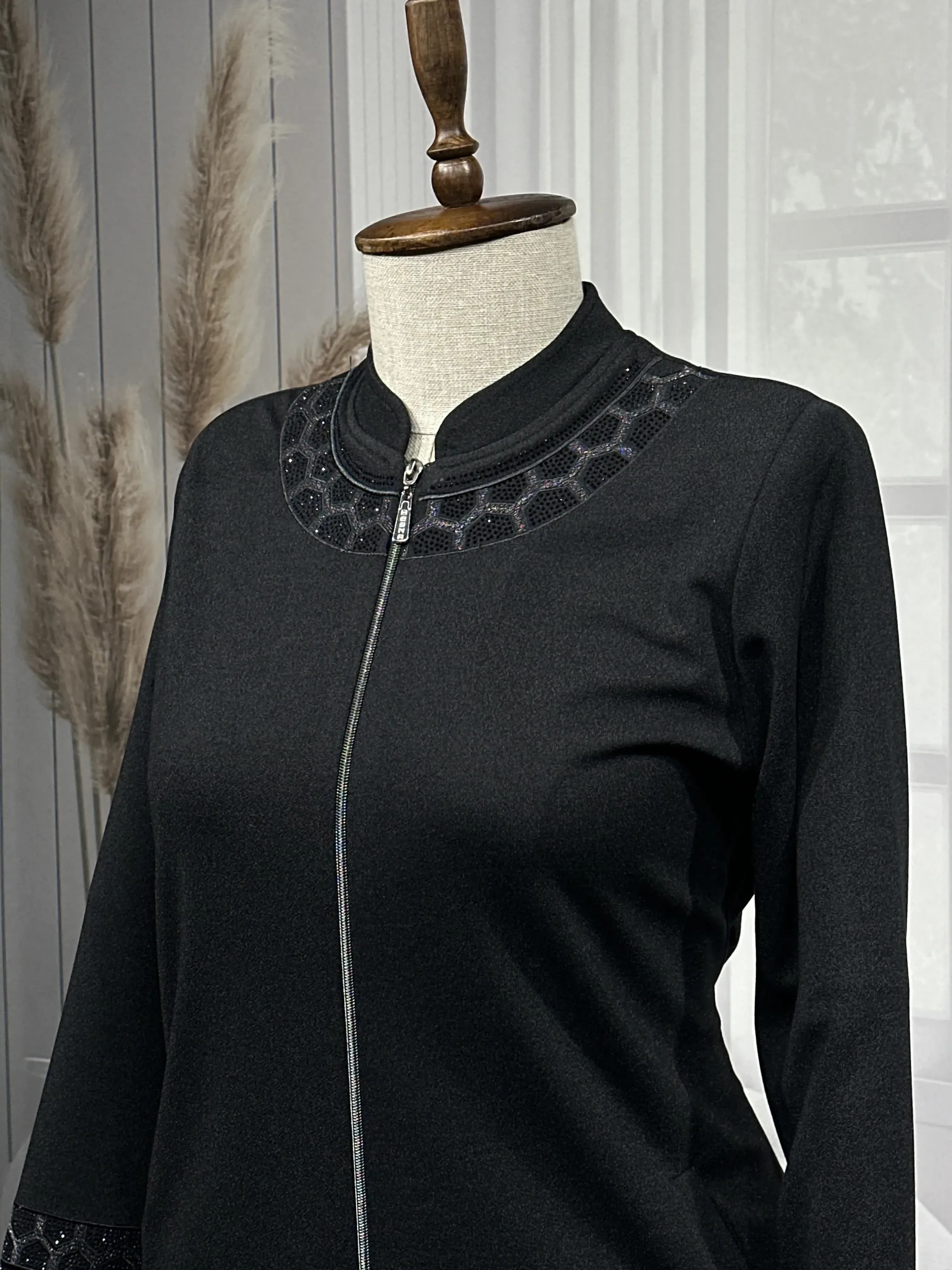 HESNA 1907 NAKIŞLI ARABOY - SİYAH - (Asorti: 4-7)