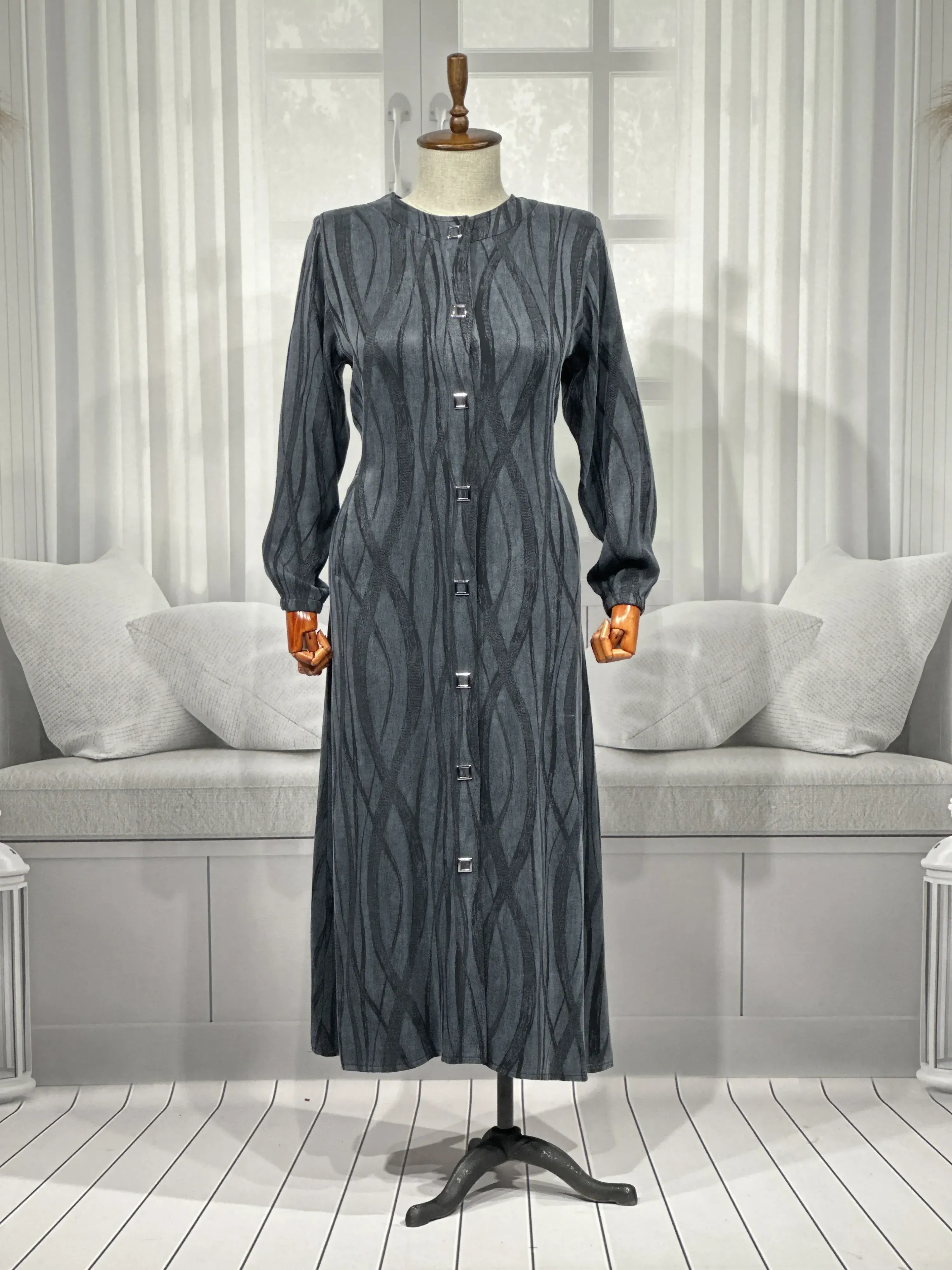 HESNA 2184 PARDESÜ - SİYAH - (Asorti: 3-6)