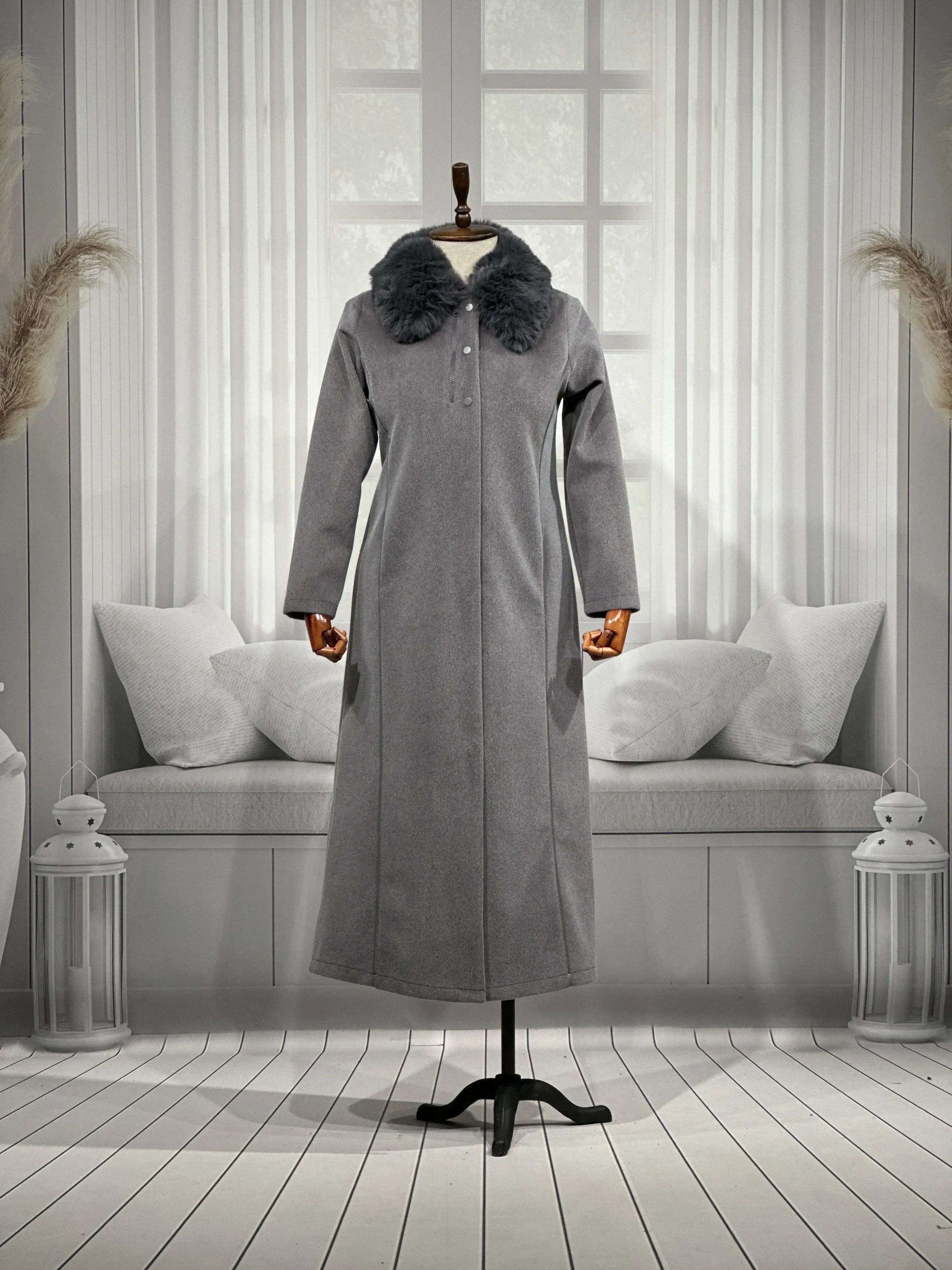 HESNA 2195 PARDESÜ - AÇIK VİZON - (Asorti: 46-52)