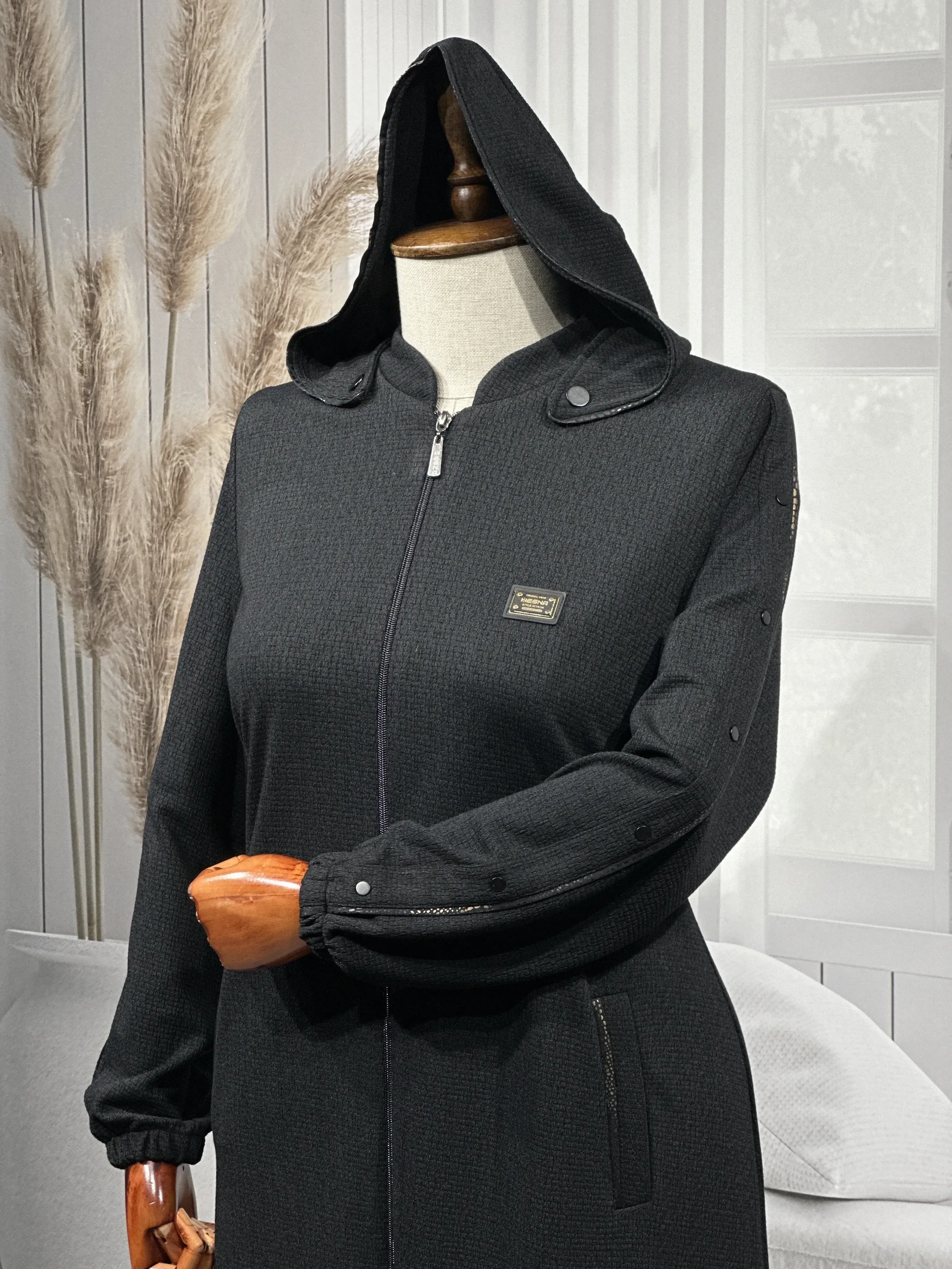 HESNA 2207 PARDESÜ - SİYAH - (Asorti: 4-7)