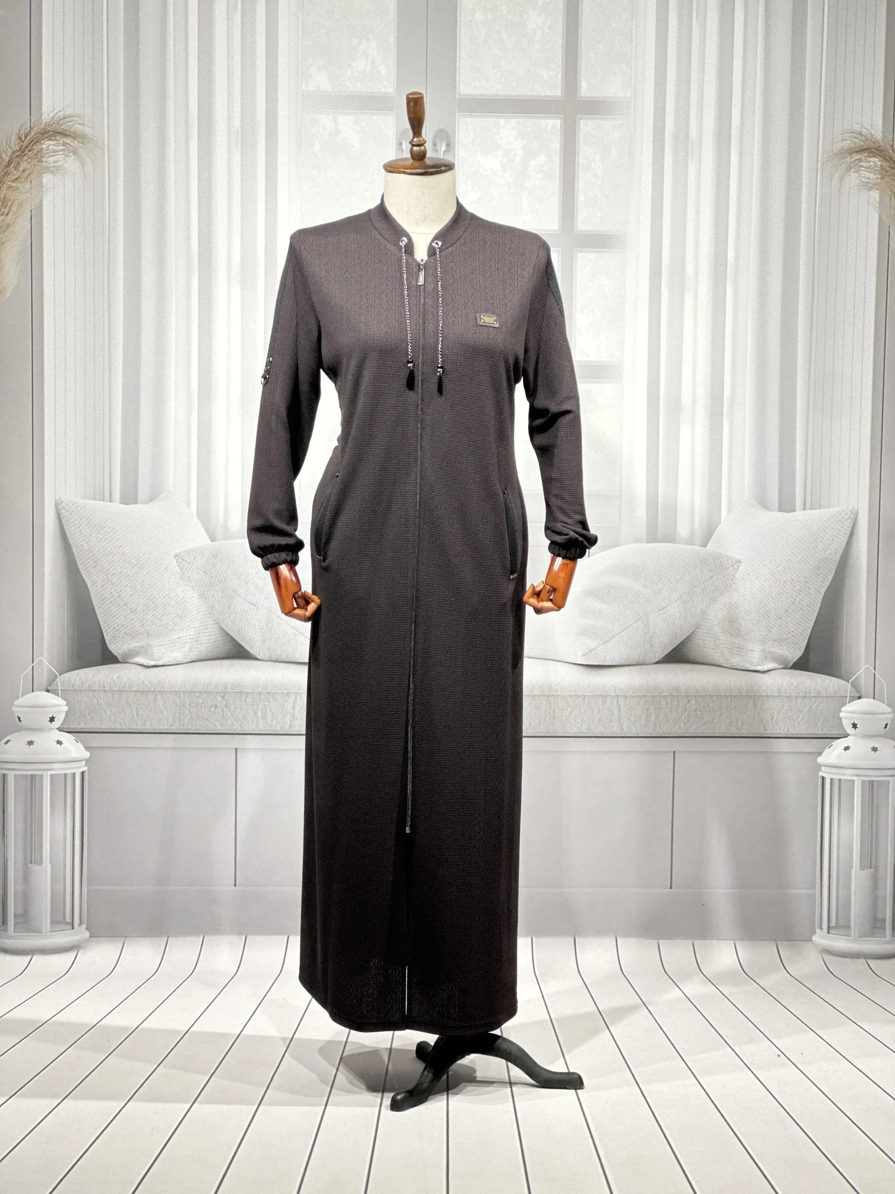 HESNA 2208 PARDESÜ - KAHVE - (Asorti: 4-7)