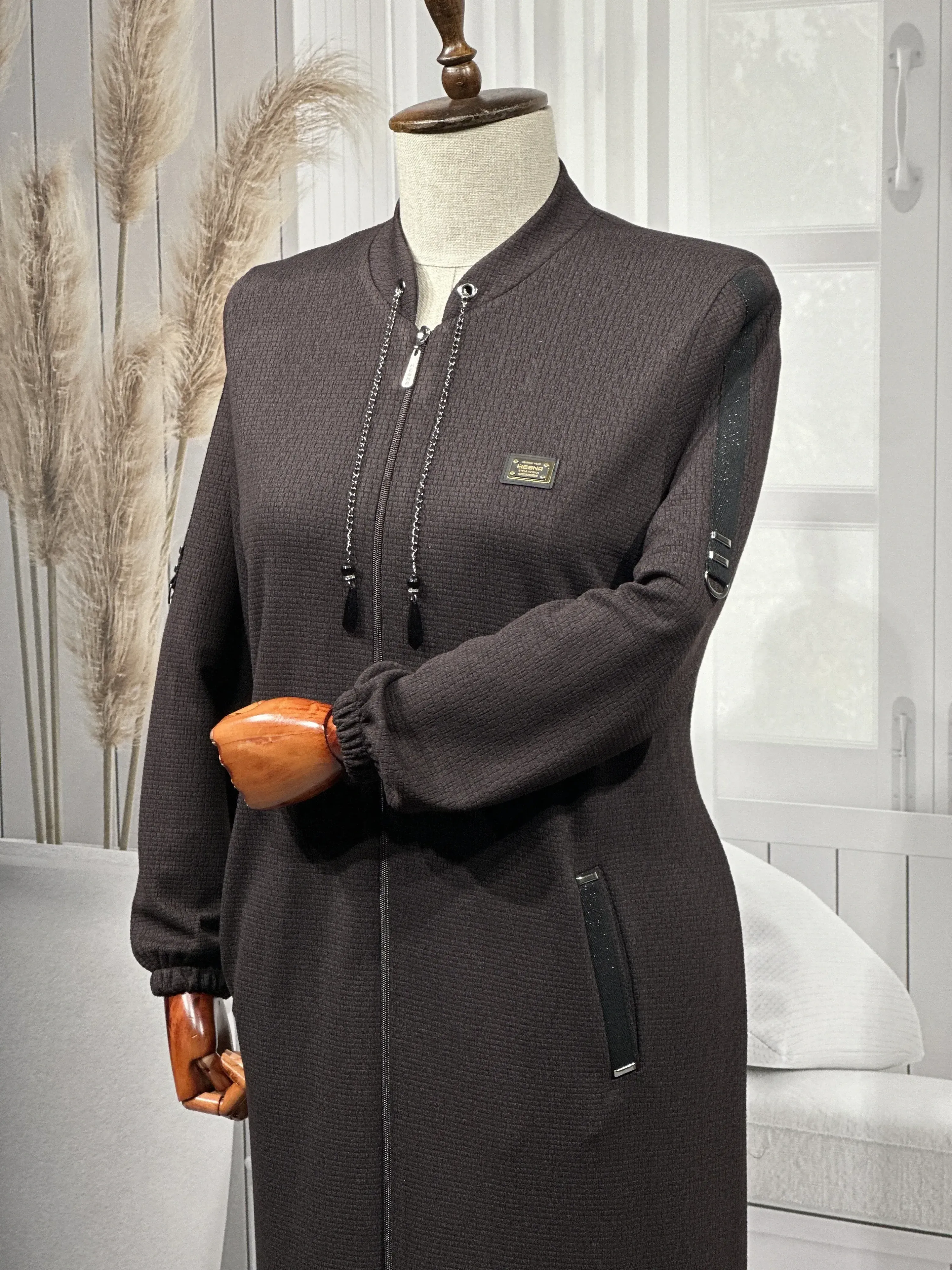 HESNA 2208 PARDESÜ - KAHVE - (Asorti: 4-7)