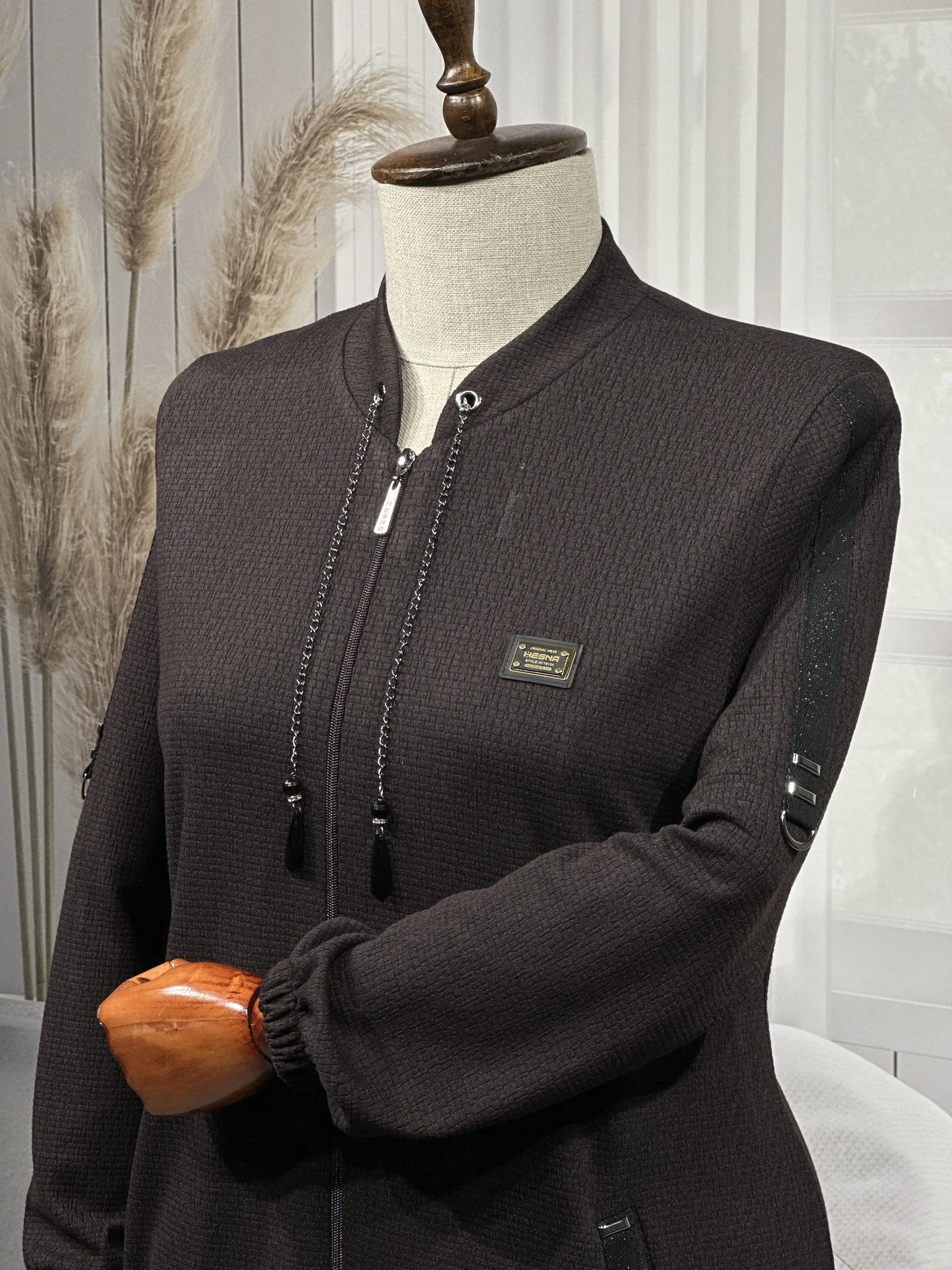 HESNA 2208 PARDESÜ - KAHVE - (Asorti: 4-7)