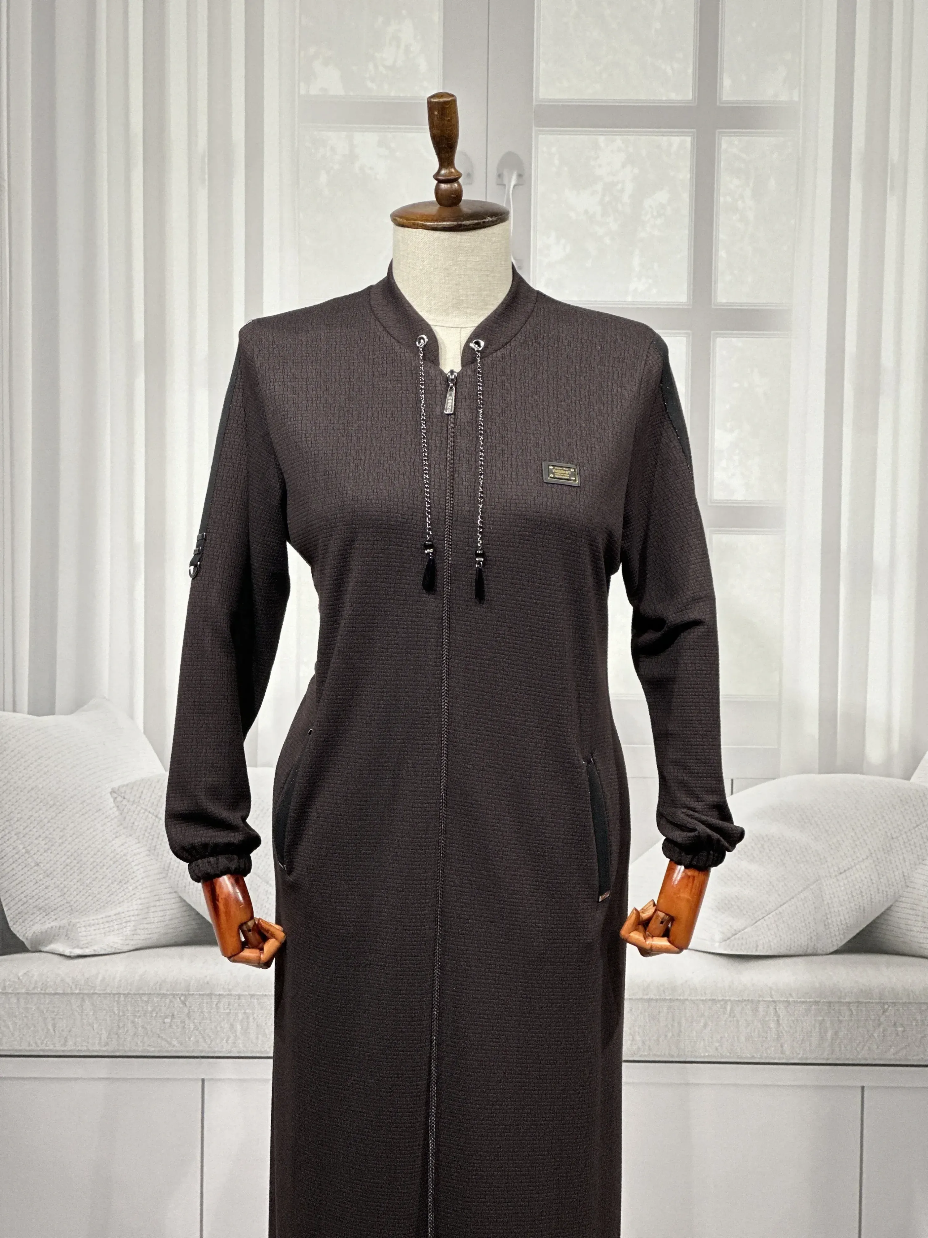 HESNA 2208 PARDESÜ - KAHVE - (Asorti: 4-7)