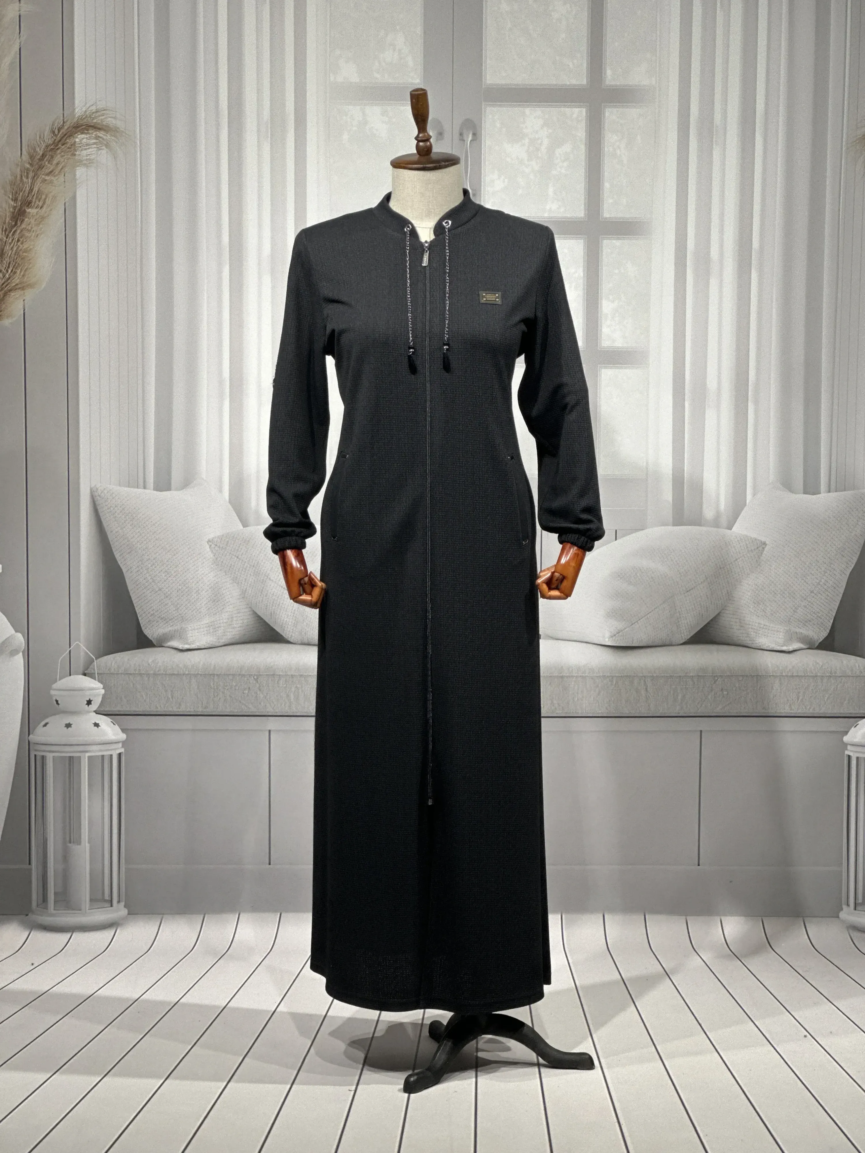 HESNA 2208 PARDESÜ - SİYAH - (Asorti: 4-7)