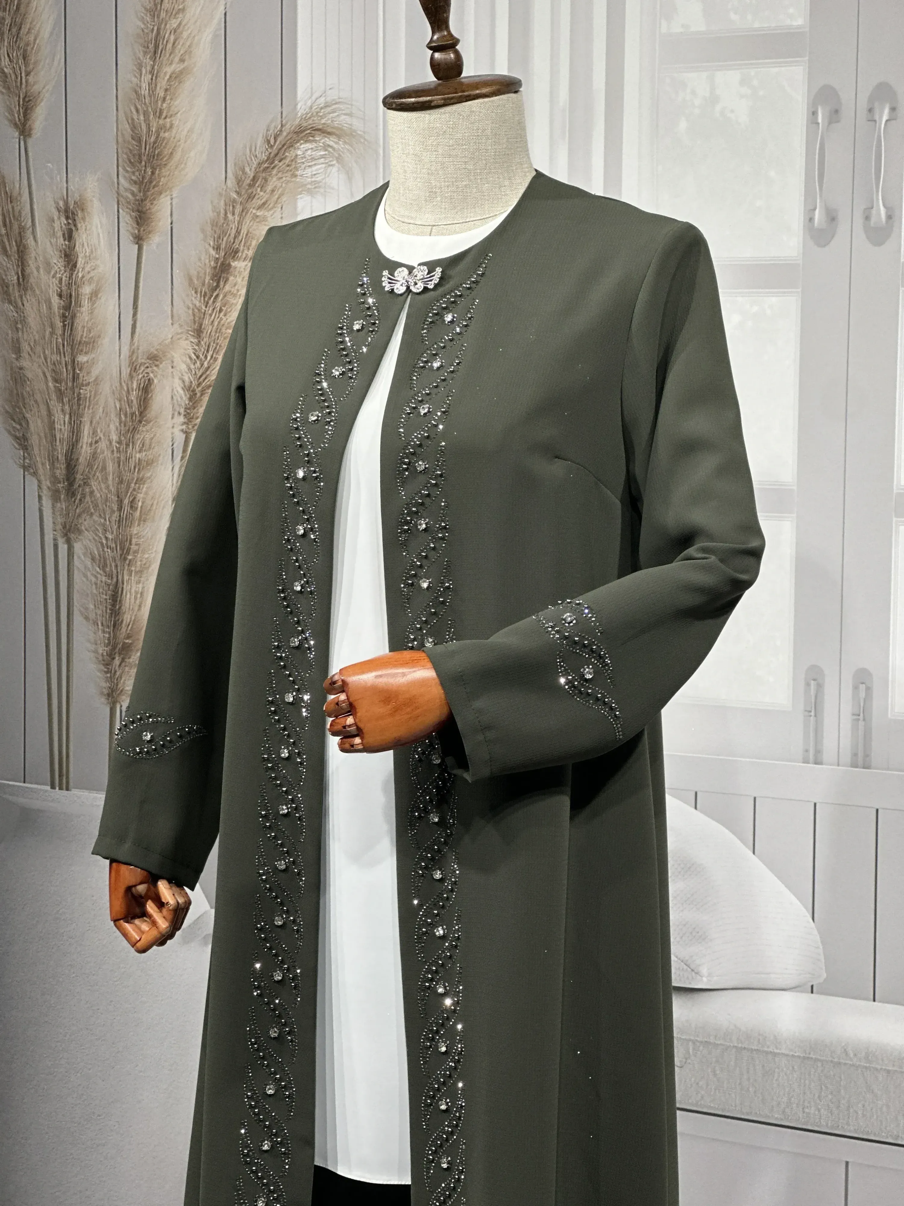 HESNA 3517 TAKIM - HAKİ - (Asorti: 46-52)