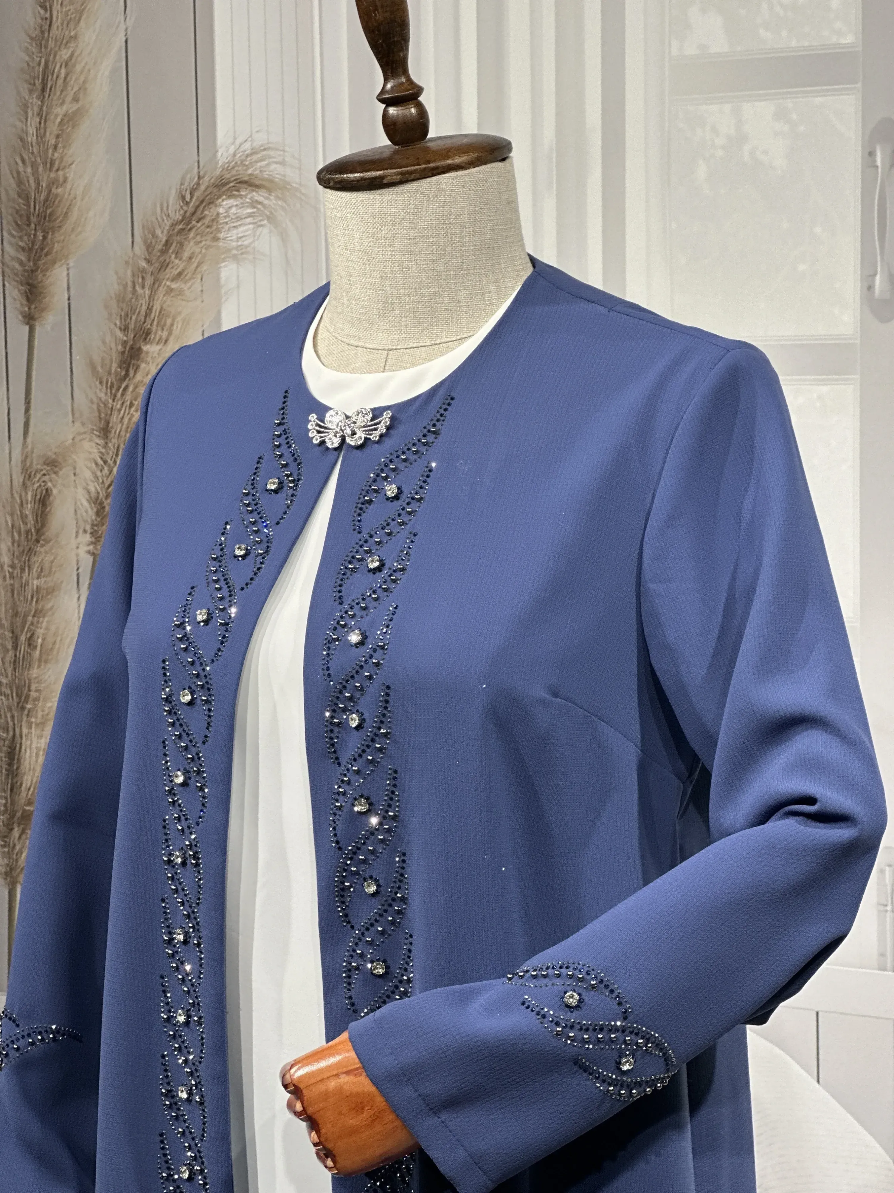 HESNA 3517 TAKIM - İNDİGO - (Asorti: 46-52)